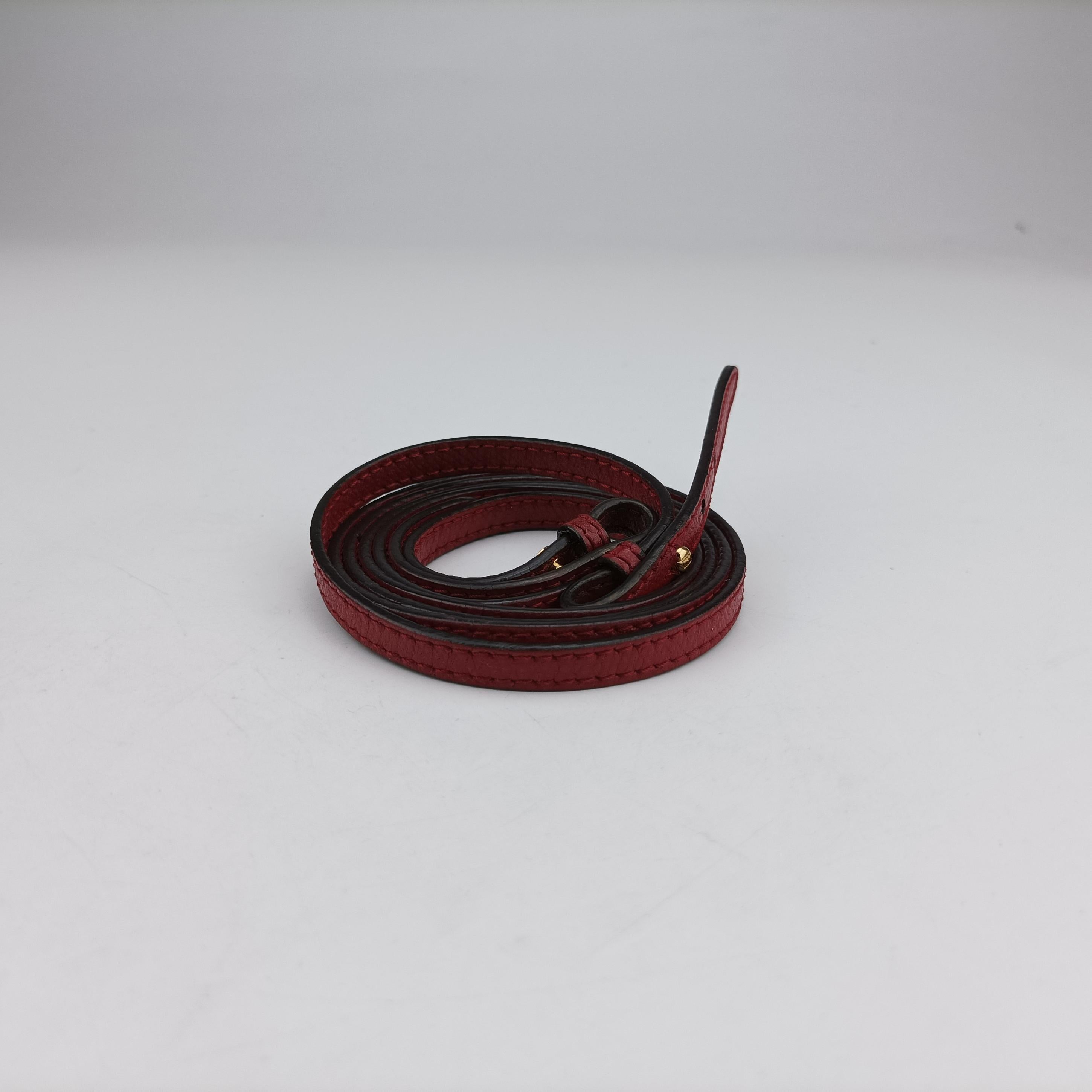 Mon Tresor Mini Bucket Red Leather 8BS010 8BS010 A18B 198-8007ミニ モン トレゾール レッド レザー 8BS010 8BS010 A18B 198-8007