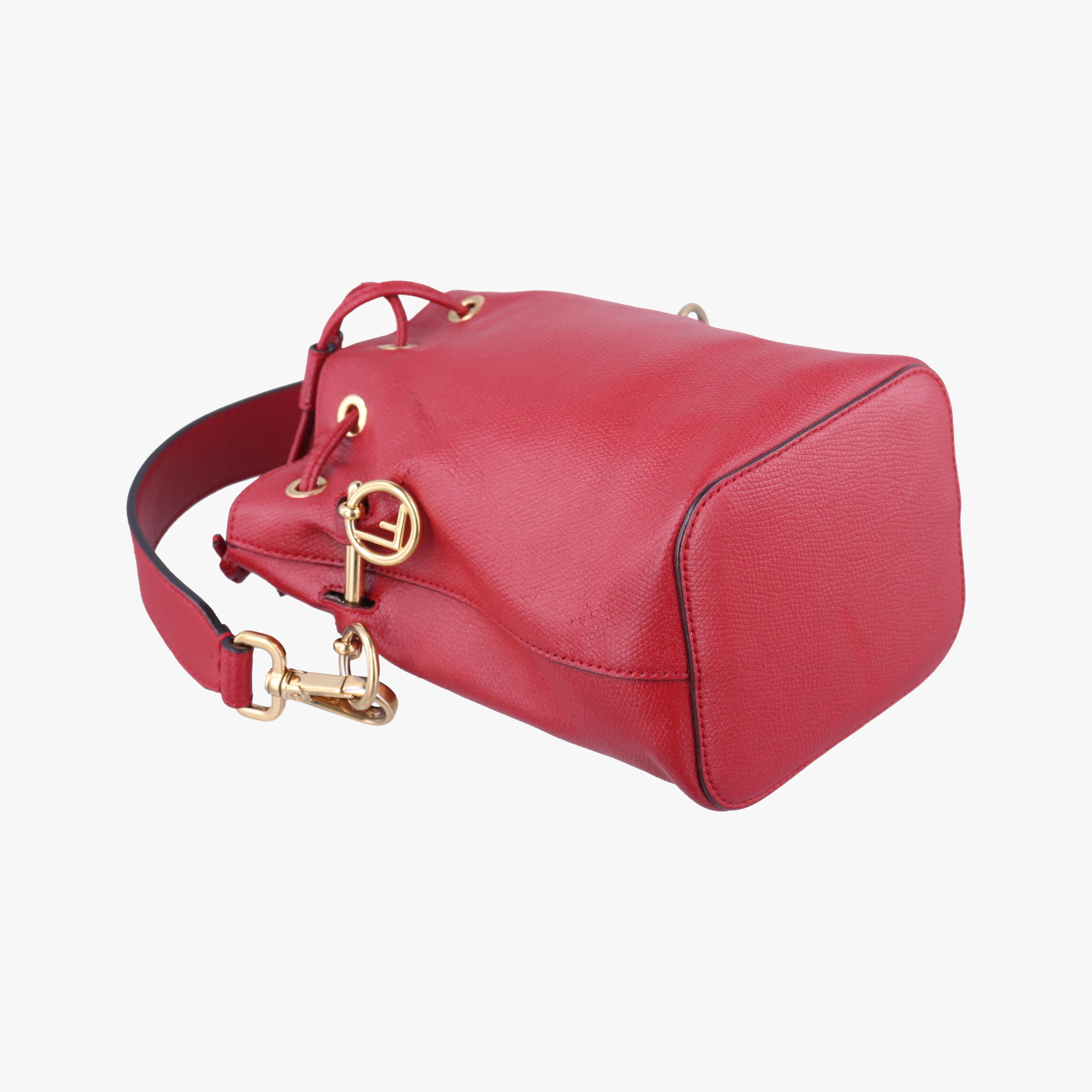 Mon Tresor Mini Bucket Red Leather 8BS010 8BS010 A18B 198-8007ミニ モン トレゾール レッド レザー 8BS010 8BS010 A18B 198-8007