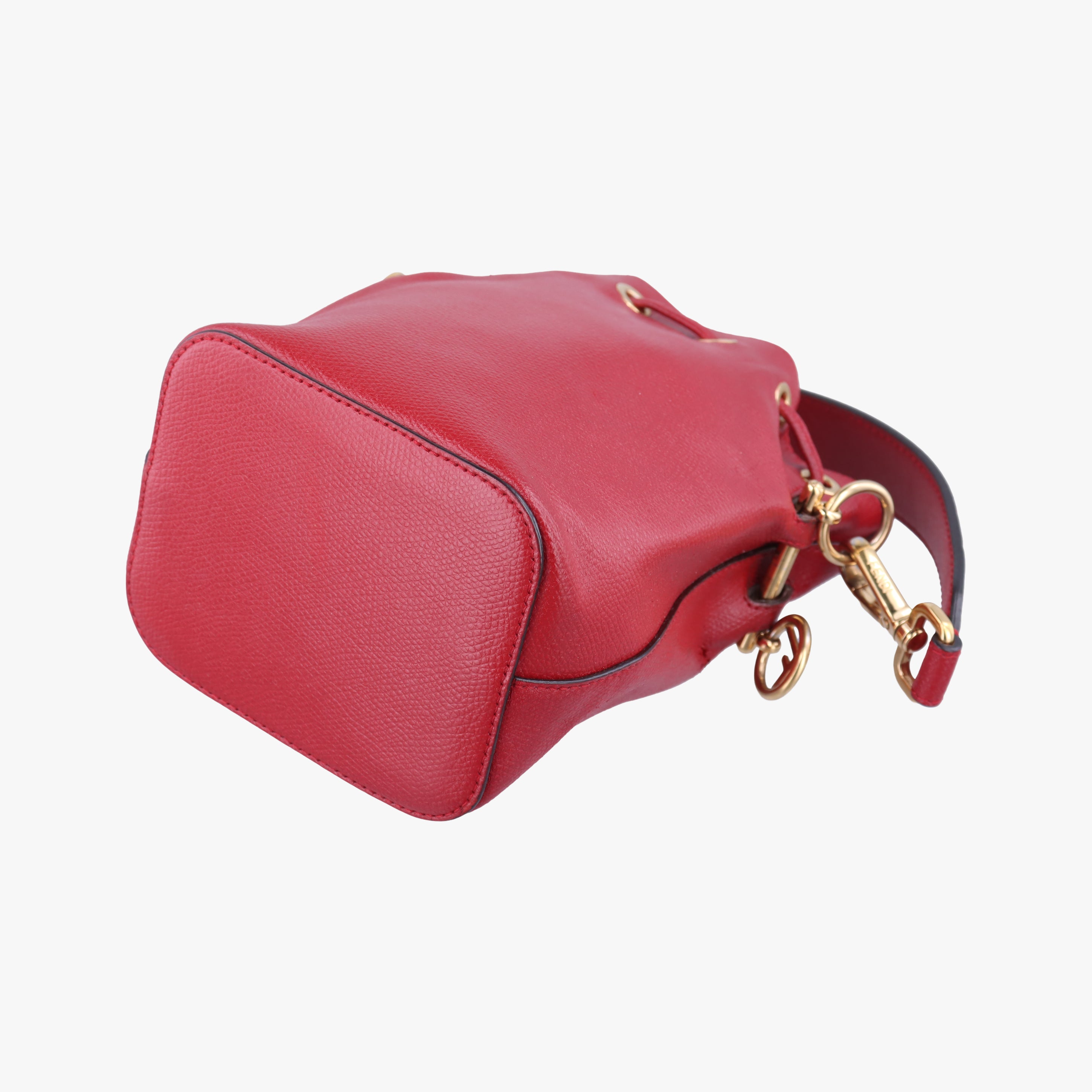 Mon Tresor Mini Bucket Red Leather 8BS010 8BS010 A18B 198-8007ミニ モン トレゾール レッド レザー 8BS010 8BS010 A18B 198-8007