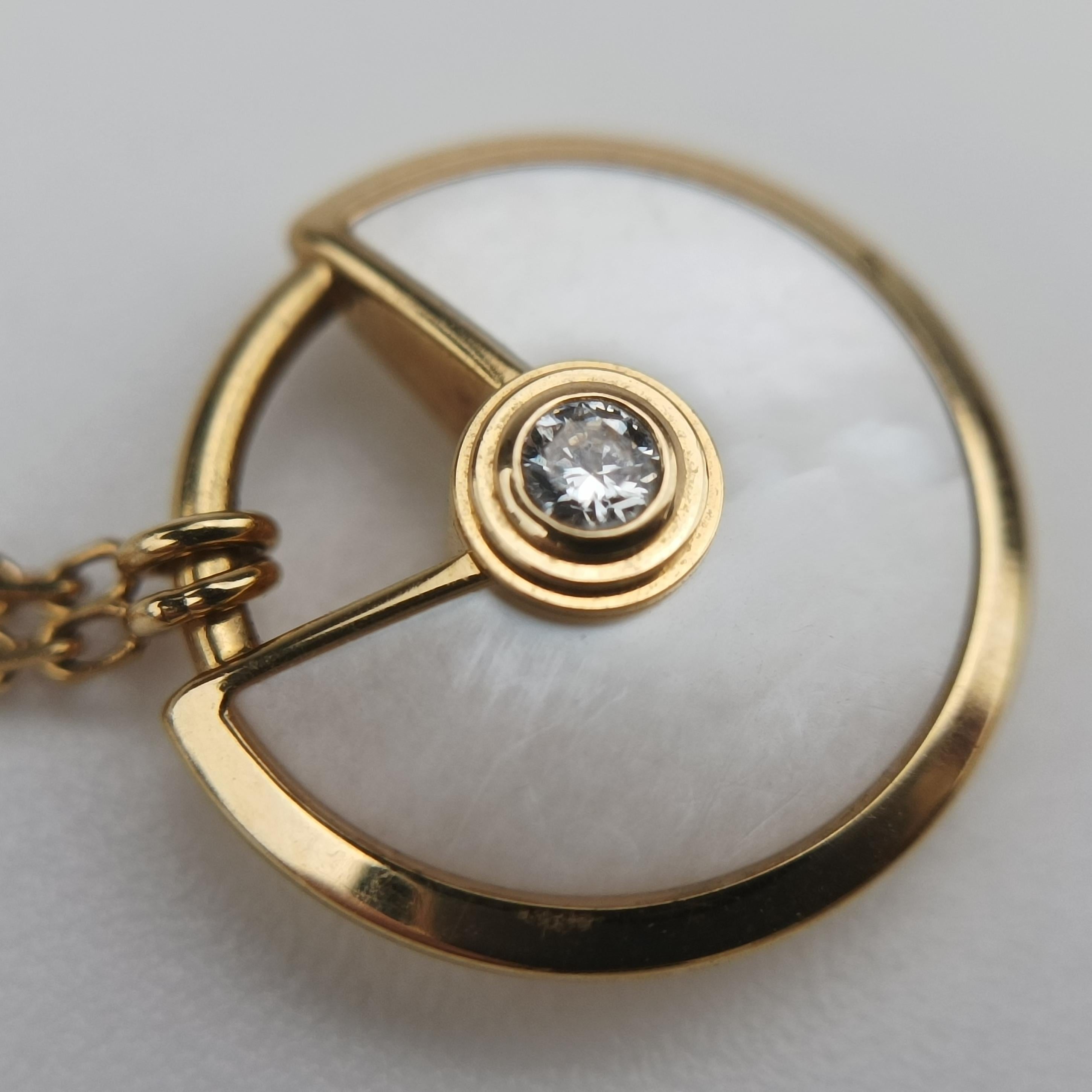 Amulette de Cartier Golden×White AU750 B3047100 FGA416アミュレット ドゥ カルティエ ゴールド×ホワイト AU750 B3047100 FGA416