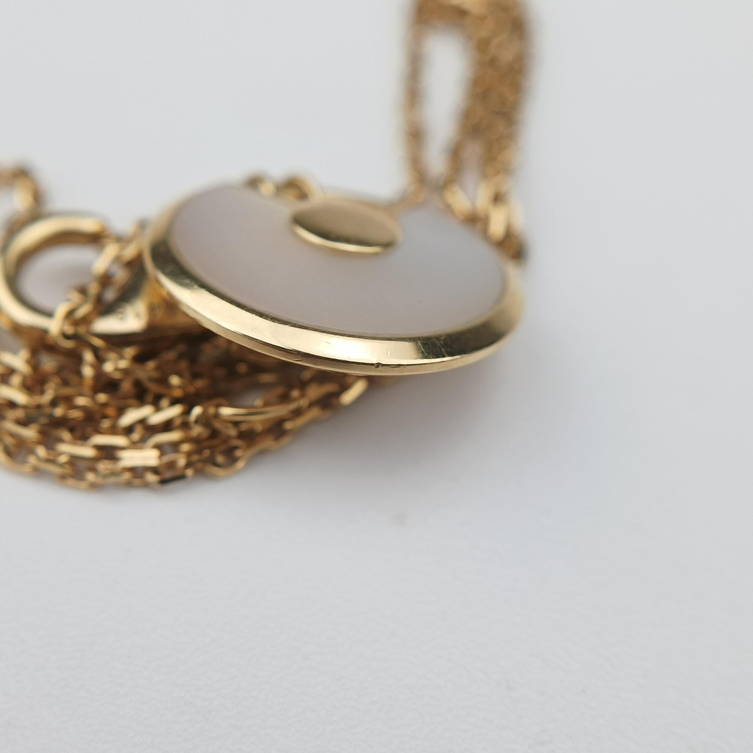 Amulette de Cartier Golden×White AU750 B3047100 FGA416アミュレット ドゥ カルティエ ゴールド×ホワイト AU750 B3047100 FGA416