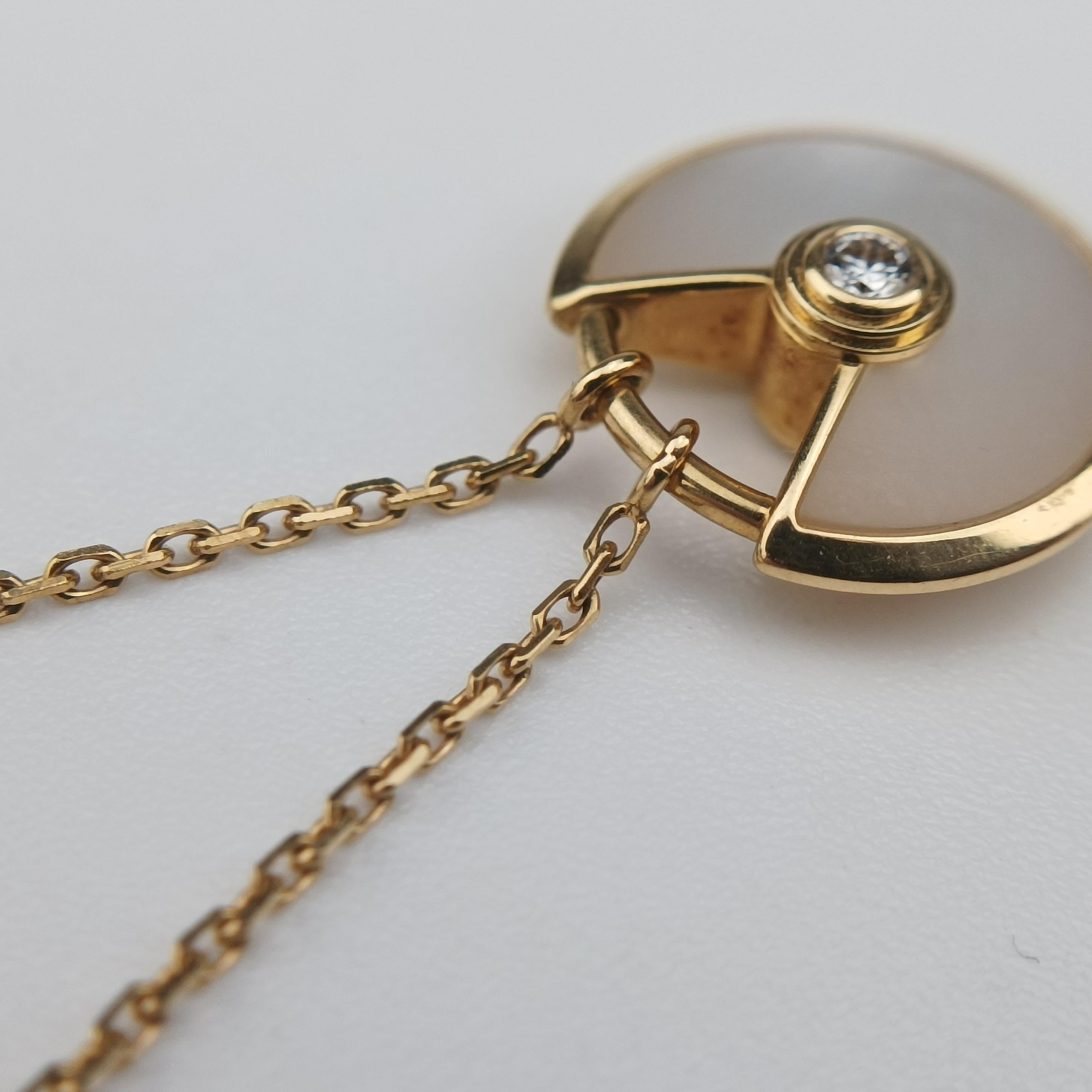 Amulette de Cartier Golden×White AU750 B3047100 FGA416アミュレット ドゥ カルティエ ゴールド×ホワイト AU750 B3047100 FGA416