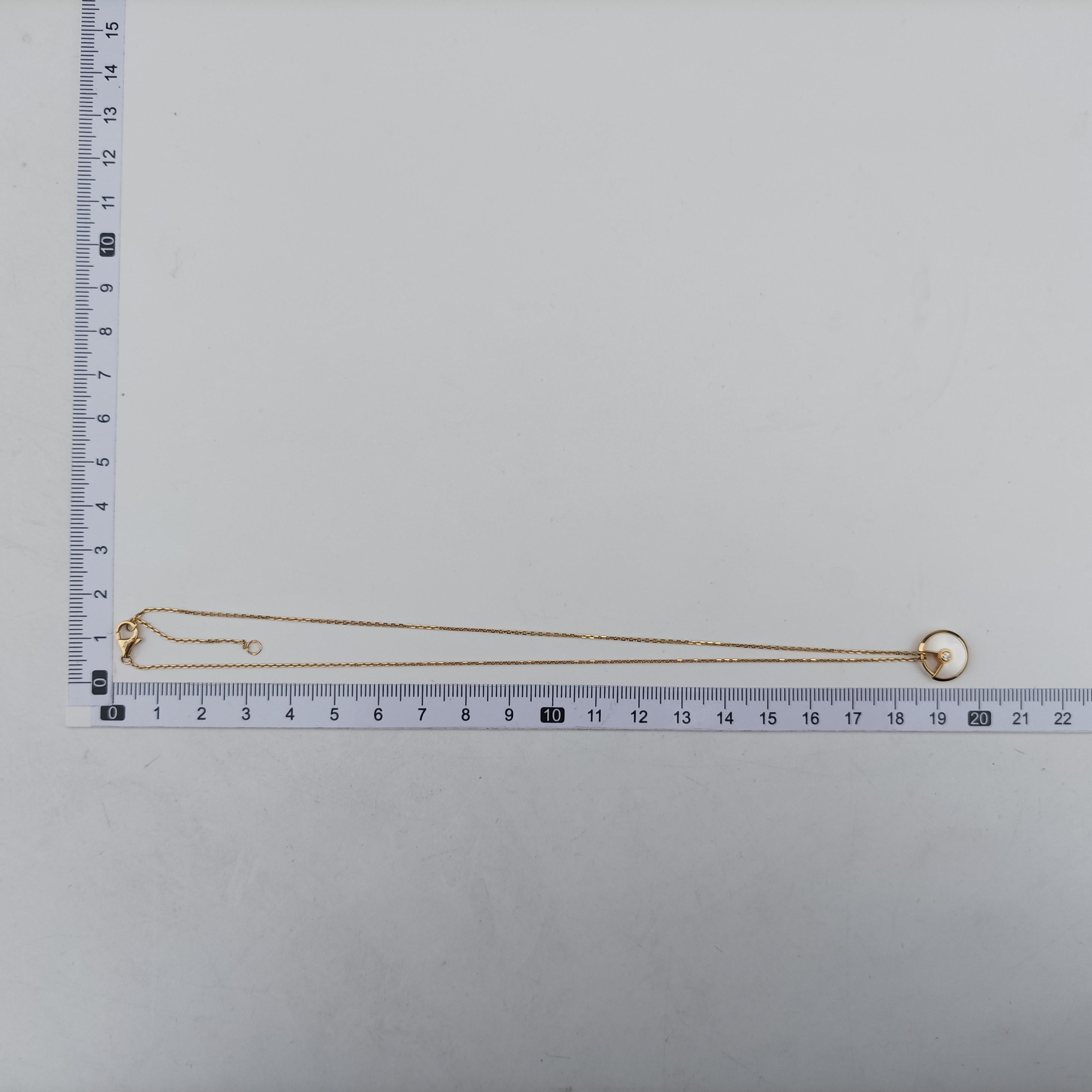 Amulette de Cartier Golden×White AU750 B3047100 FGA416アミュレット ドゥ カルティエ ゴールド×ホワイト AU750 B3047100 FGA416