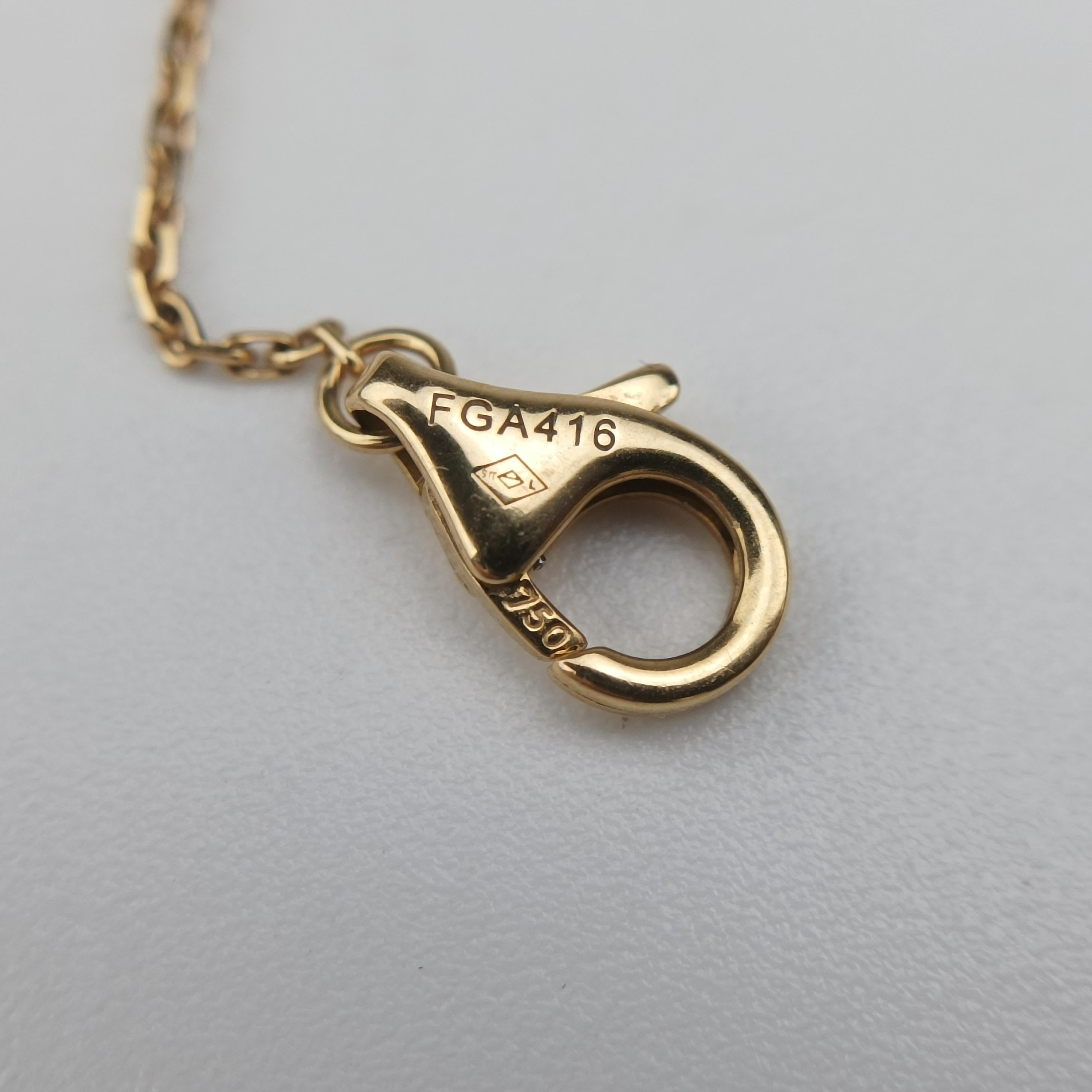 Amulette de Cartier Golden×White AU750 B3047100 FGA416アミュレット ドゥ カルティエ ゴールド×ホワイト AU750 B3047100 FGA416