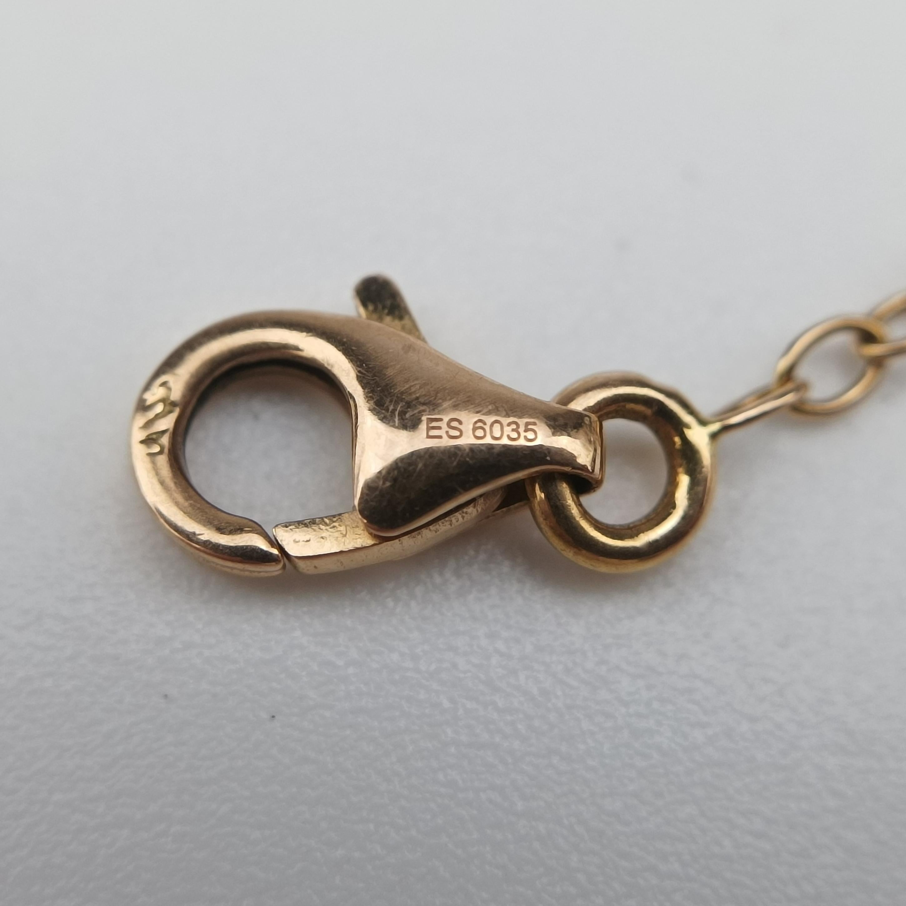 Lily of the Valley Rose golden AU750 B6025900 ES6035リリー オブ ザ バレー ローズゴールド AU750 B6025900 ES6035