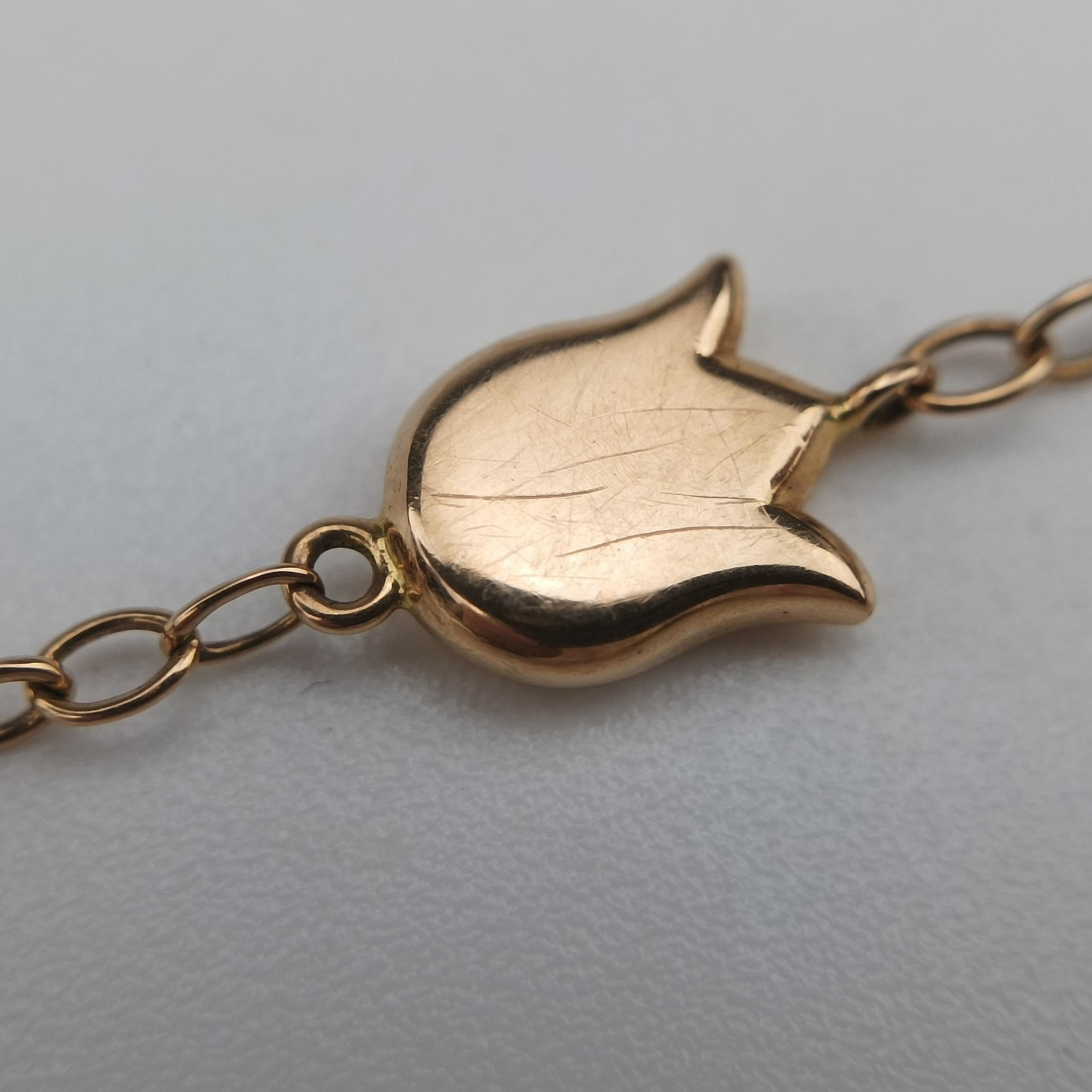 Lily of the Valley Rose golden AU750 B6025900 ES6035リリー オブ ザ バレー ローズゴールド AU750 B6025900 ES6035