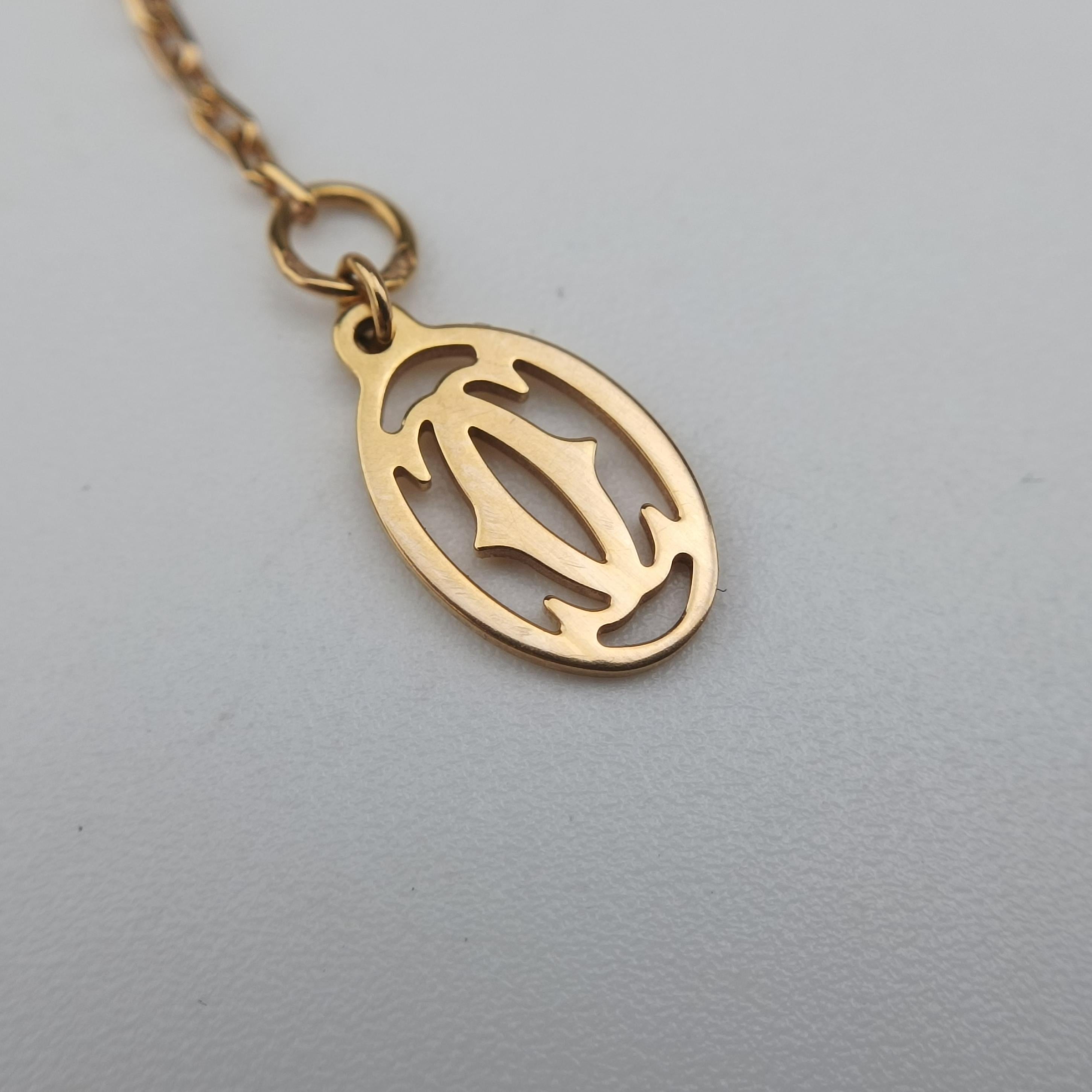 C de Cartier Rose golden AU750 B4052750 FO1475C ドゥ カルティエ ローズゴールド AU750 B4052750 FO1475