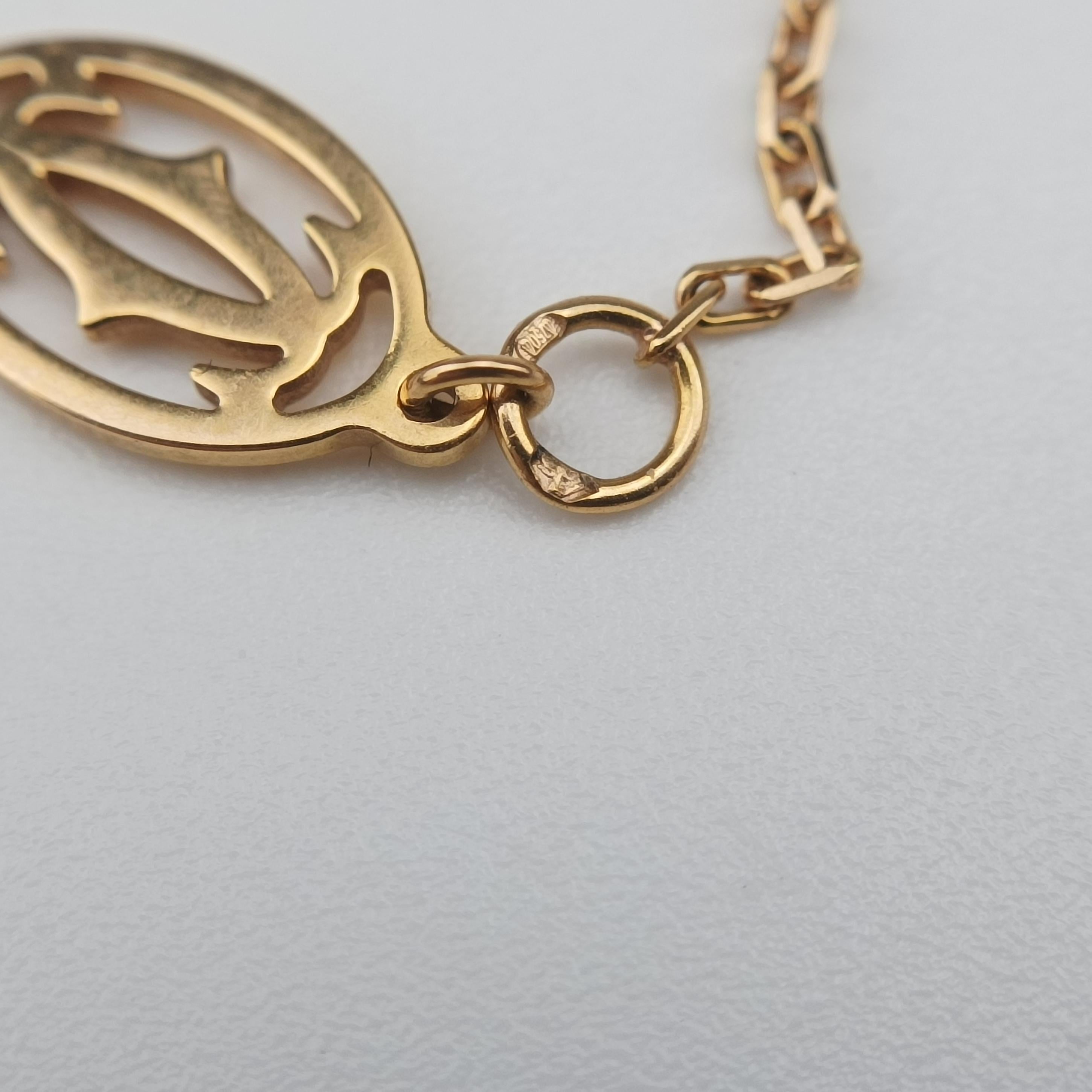 C de Cartier Rose golden AU750 B4052750 FO1475C ドゥ カルティエ ローズゴールド AU750 B4052750 FO1475