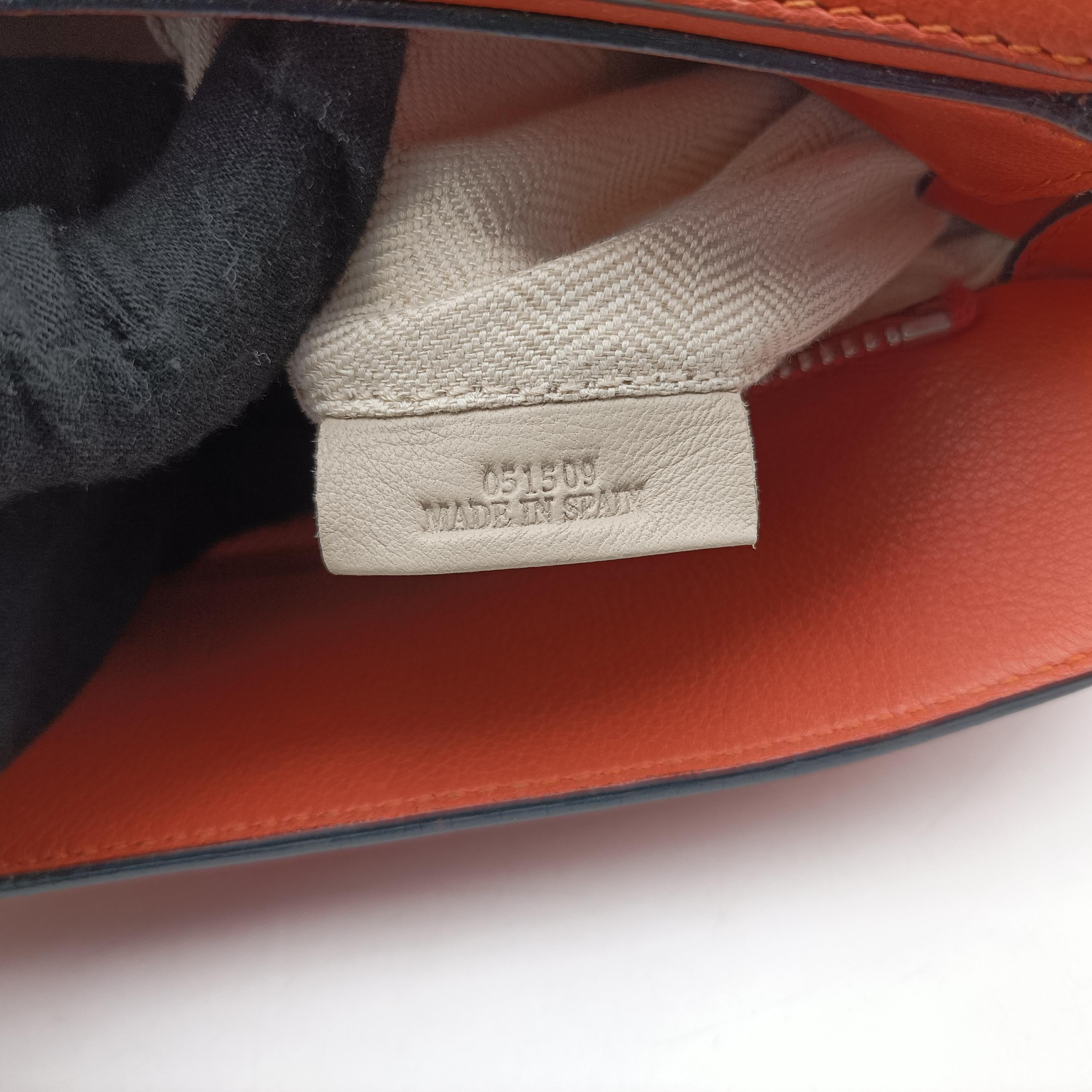 Puzzle Bag Medium Orange Leather 051509パズルバッグ ミディアム オレンジ レザー 051509