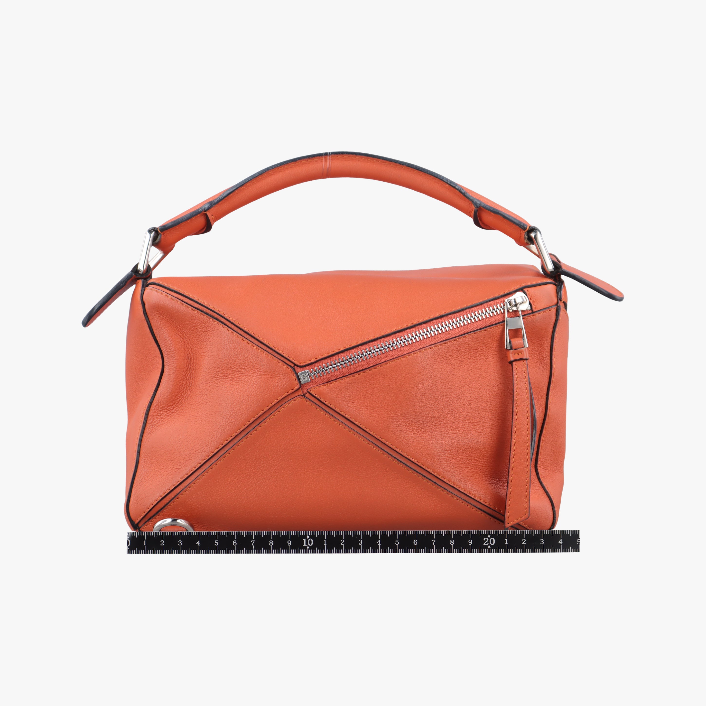 Puzzle Bag Medium Orange Leather 051509パズルバッグ ミディアム オレンジ レザー 051509