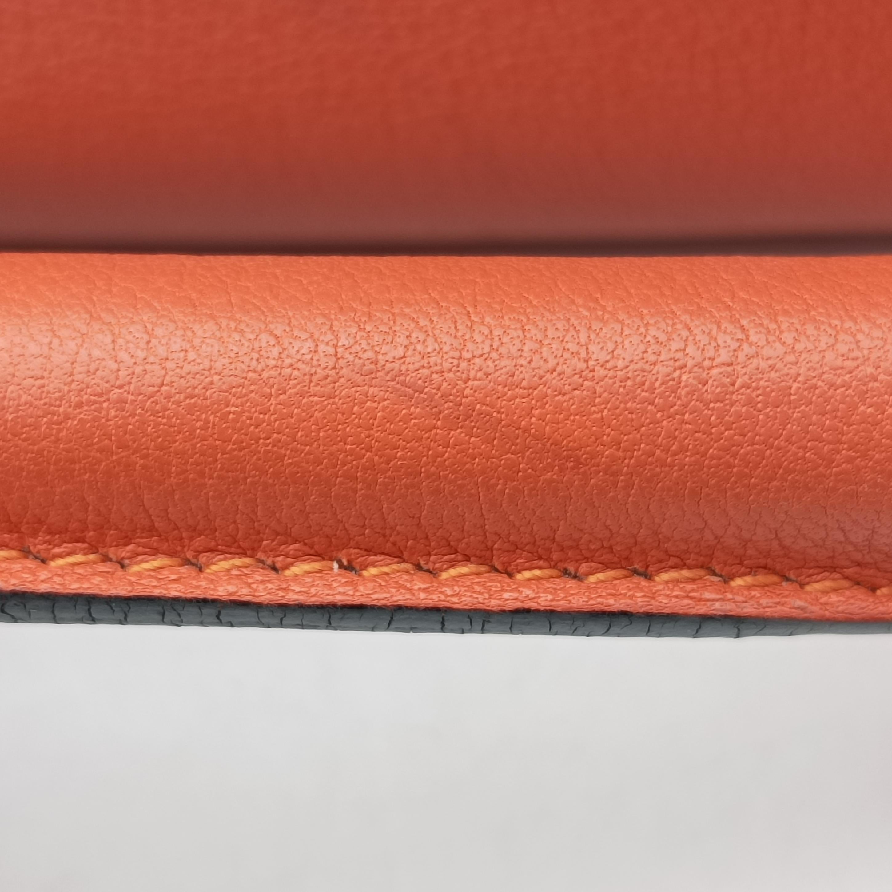 Puzzle Bag Medium Orange Leather 051509パズルバッグ ミディアム オレンジ レザー 051509