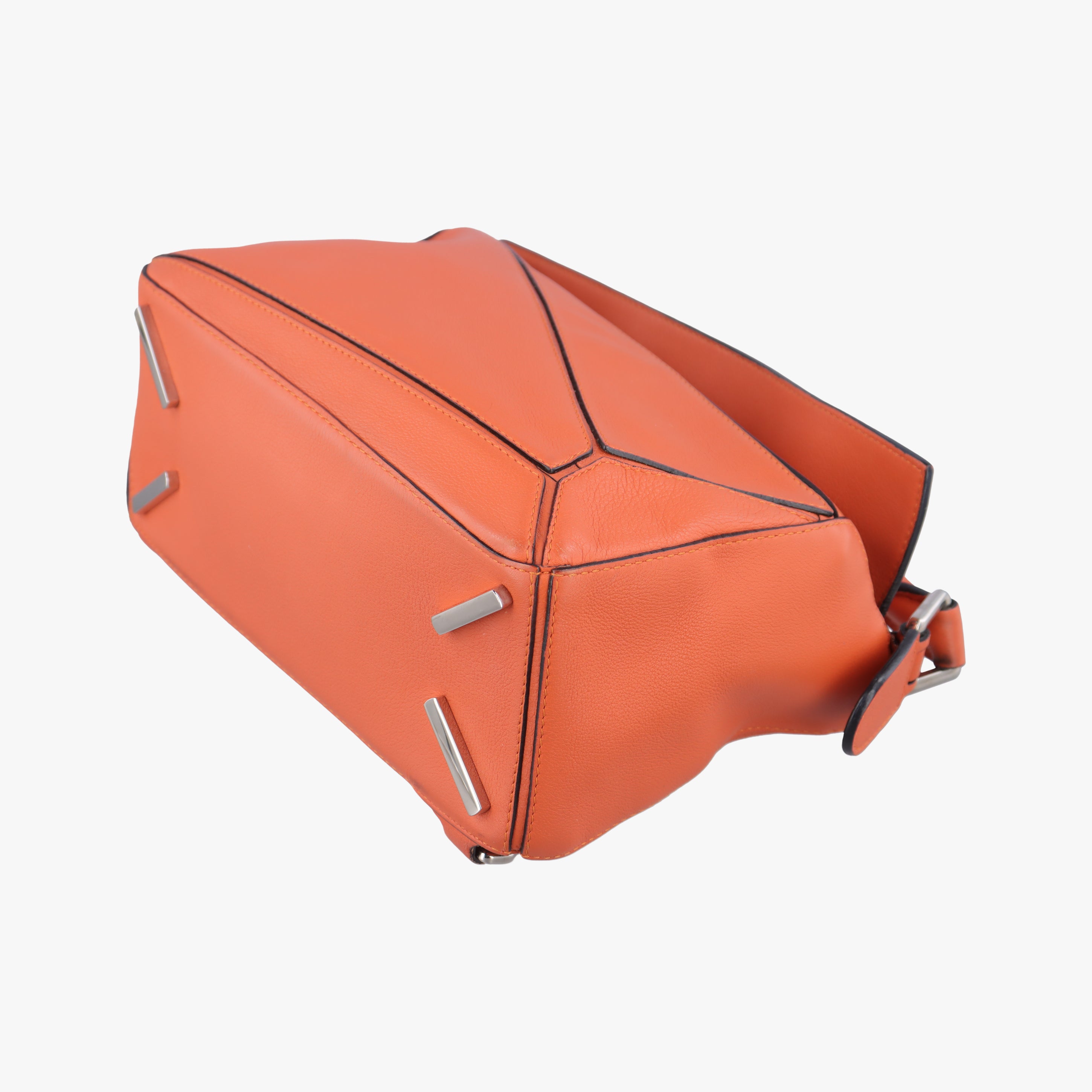 Puzzle Bag Medium Orange Leather 051509パズルバッグ ミディアム オレンジ レザー 051509