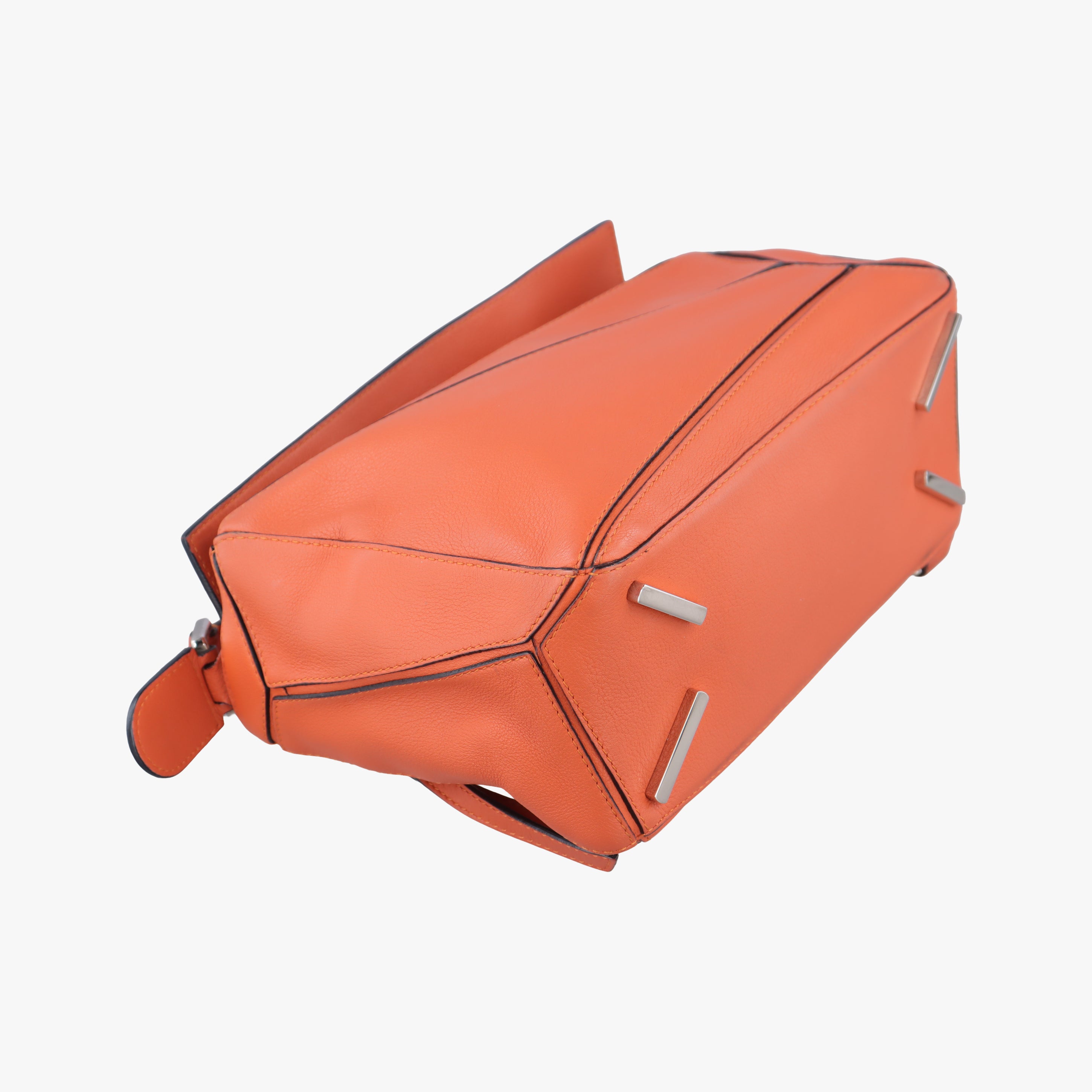 Puzzle Bag Medium Orange Leather 051509パズルバッグ ミディアム オレンジ レザー 051509