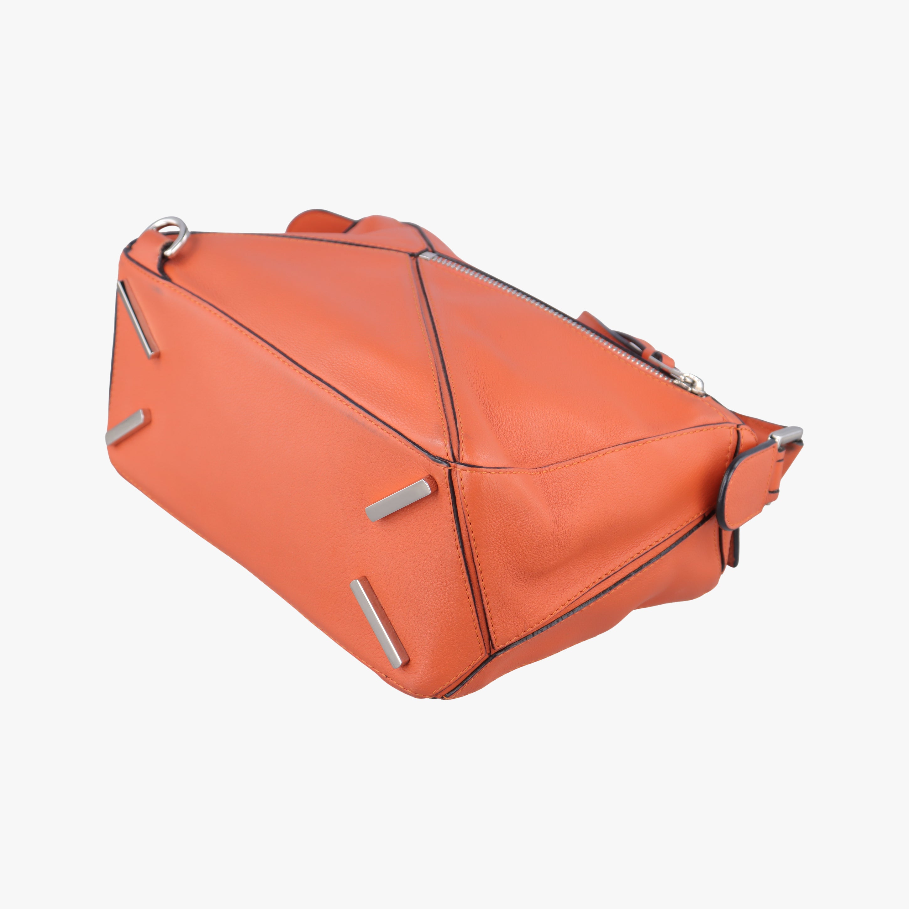 Puzzle Bag Medium Orange Leather 051509パズルバッグ ミディアム オレンジ レザー 051509