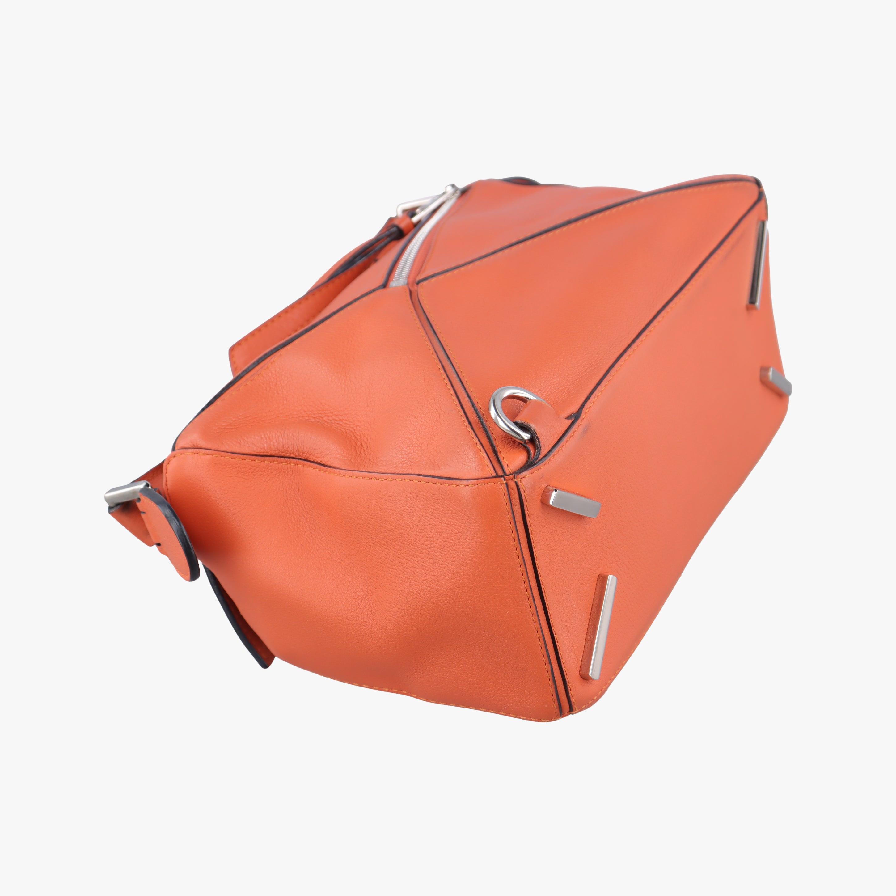 Puzzle Bag Medium Orange Leather 051509パズルバッグ ミディアム オレンジ レザー 051509