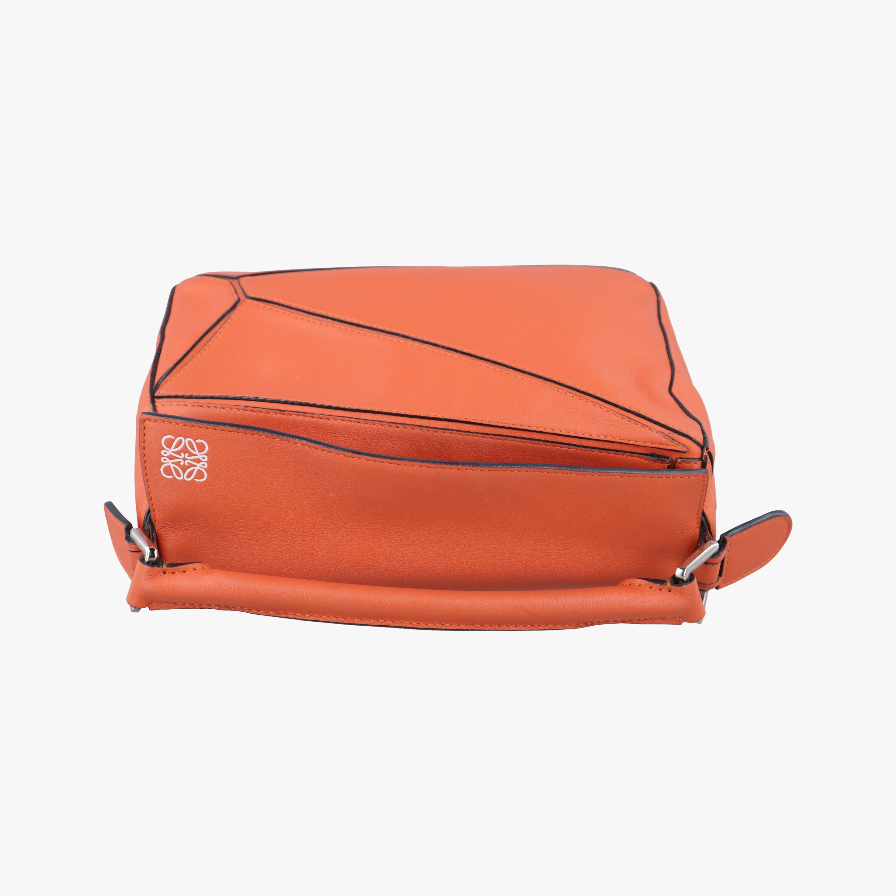 Puzzle Bag Medium Orange Leather 051509パズルバッグ ミディアム オレンジ レザー 051509