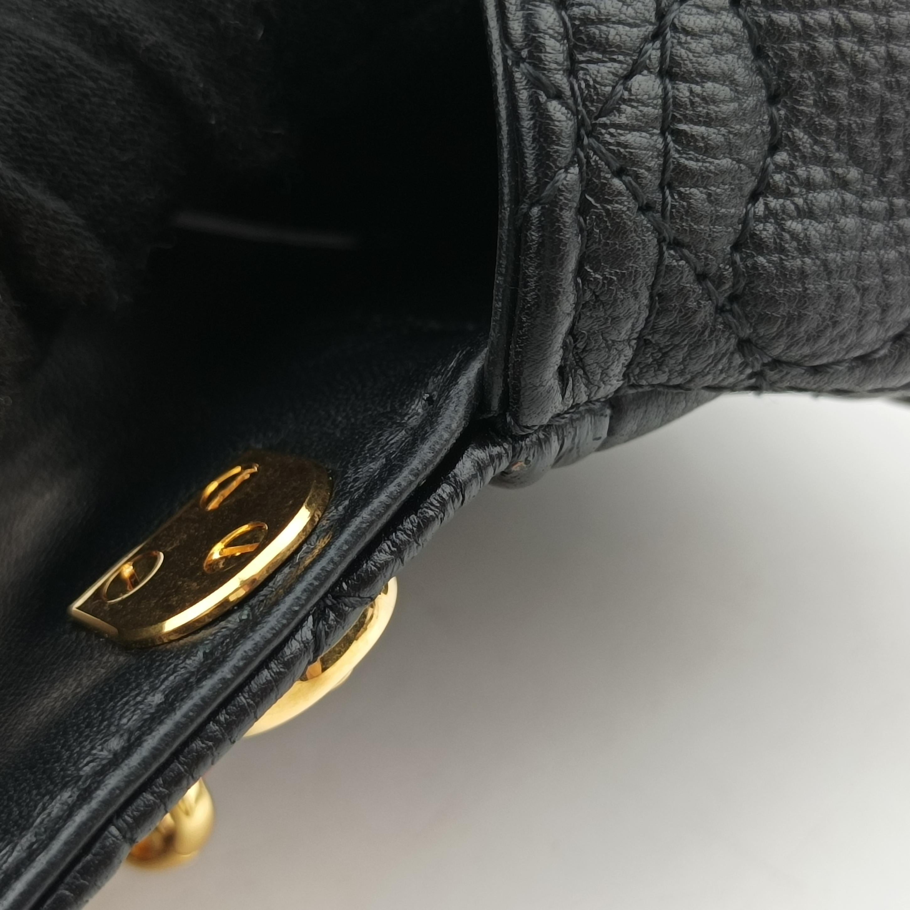Caro micro Black Leather 40-MA-0251カロ マイクロ ブラック レザー 40-MA-0251