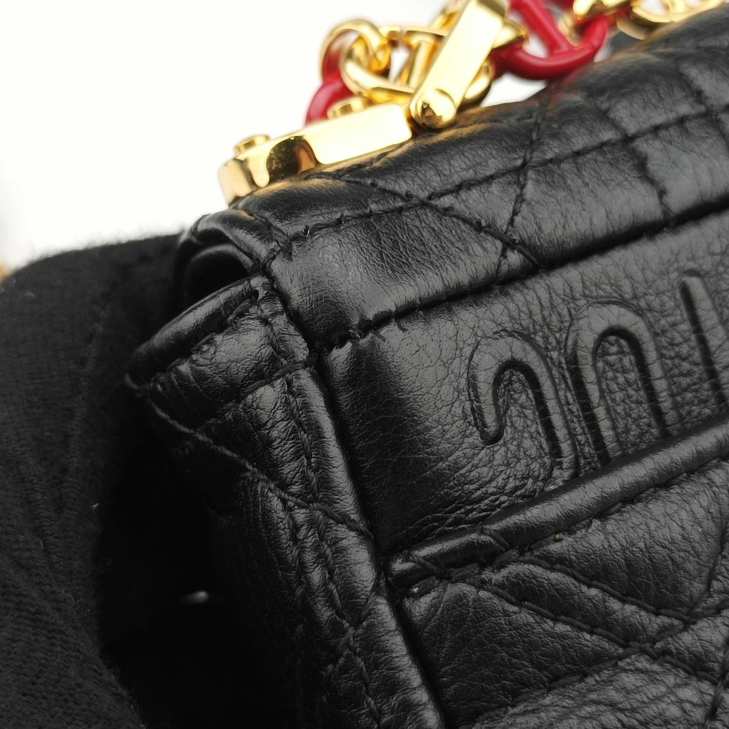 Caro micro Black Leather 40-MA-0251カロ マイクロ ブラック レザー 40-MA-0251