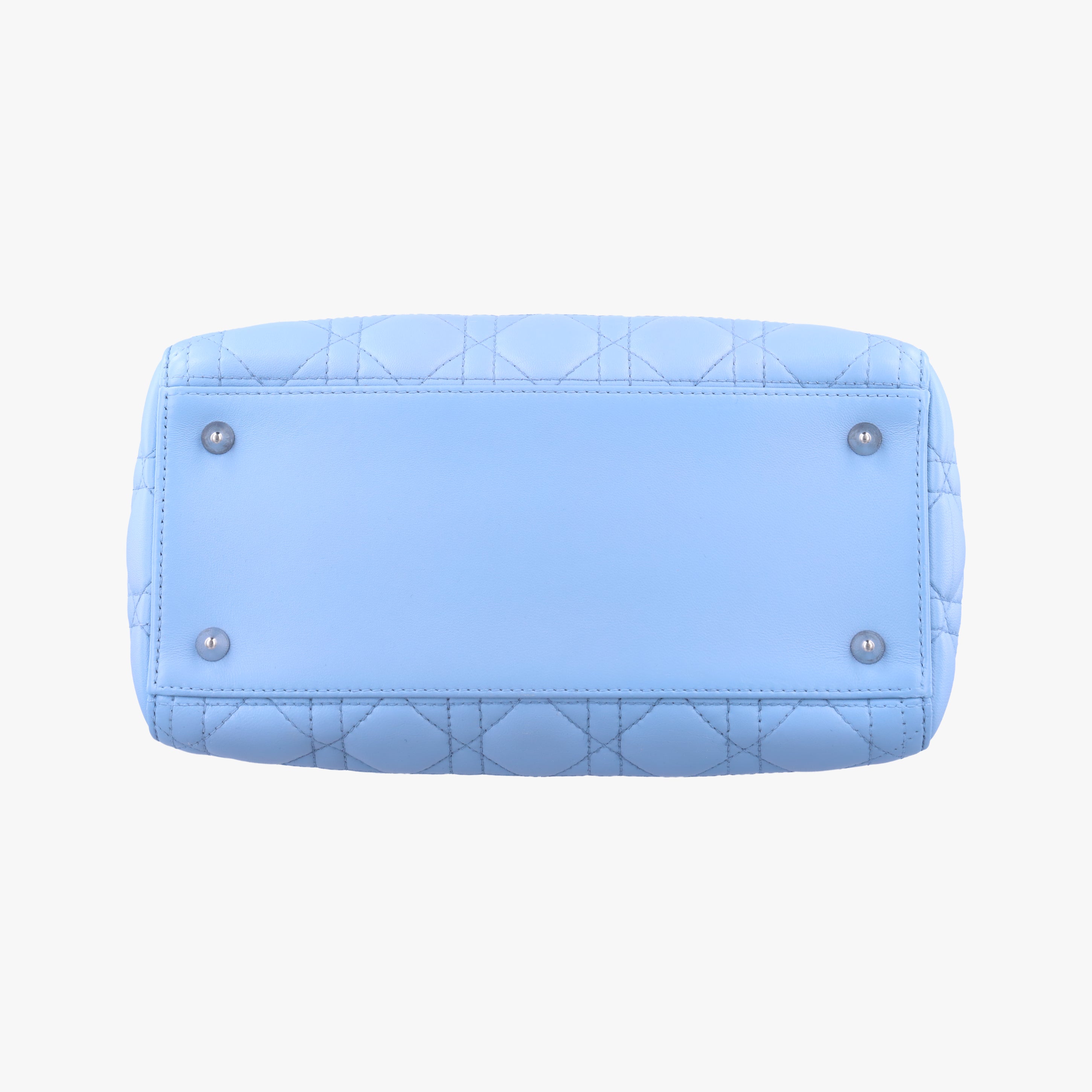 Lady Dior Blue lambskin 01-BO-0124レディディオール ブルー ラムスキン 01-BO-0124