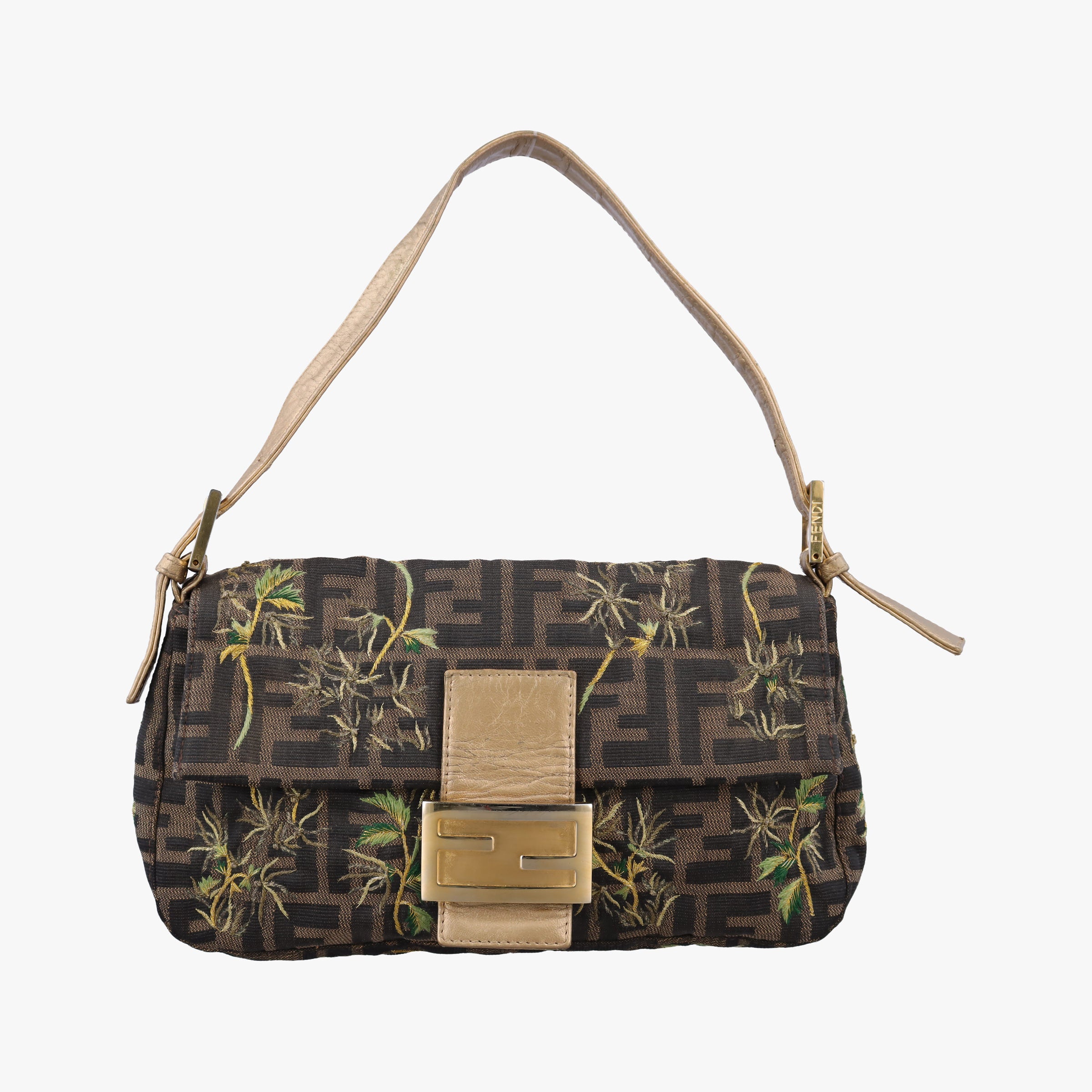 Baguette Brown×Multicolour canvas×leather Lot number unknownバケット ブラウン×マルチカラー キャンバス×レザー 製番不明