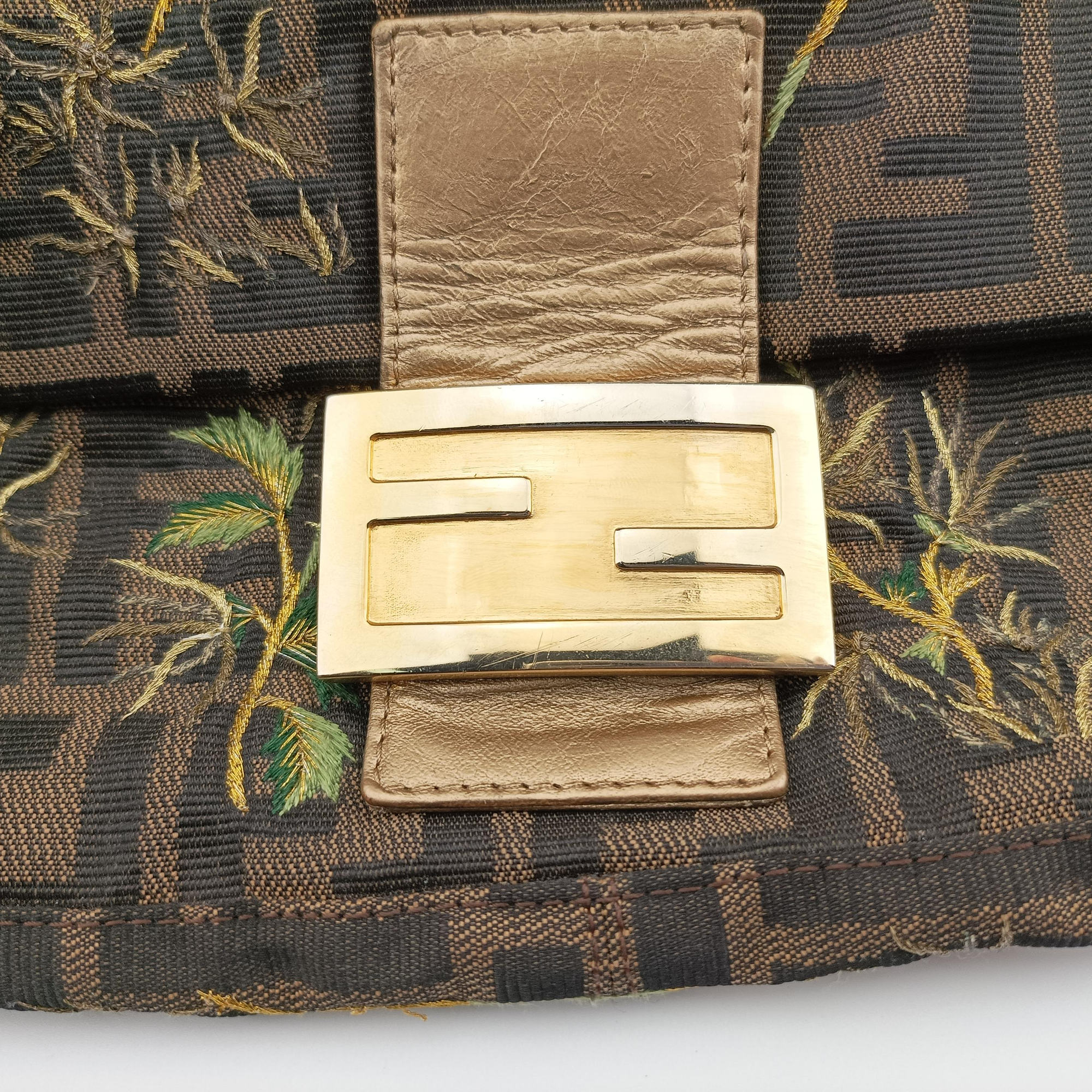 Baguette Brown×Multicolour canvas×leather Lot number unknownバケット ブラウン×マルチカラー キャンバス×レザー 製番不明