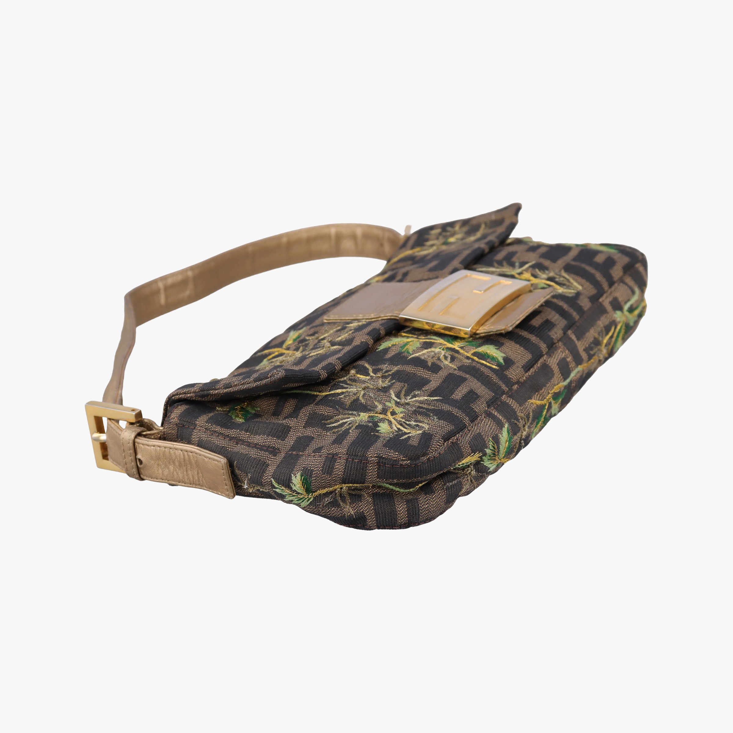 Baguette Brown×Multicolour canvas×leather Lot number unknownバケット ブラウン×マルチカラー キャンバス×レザー 製番不明