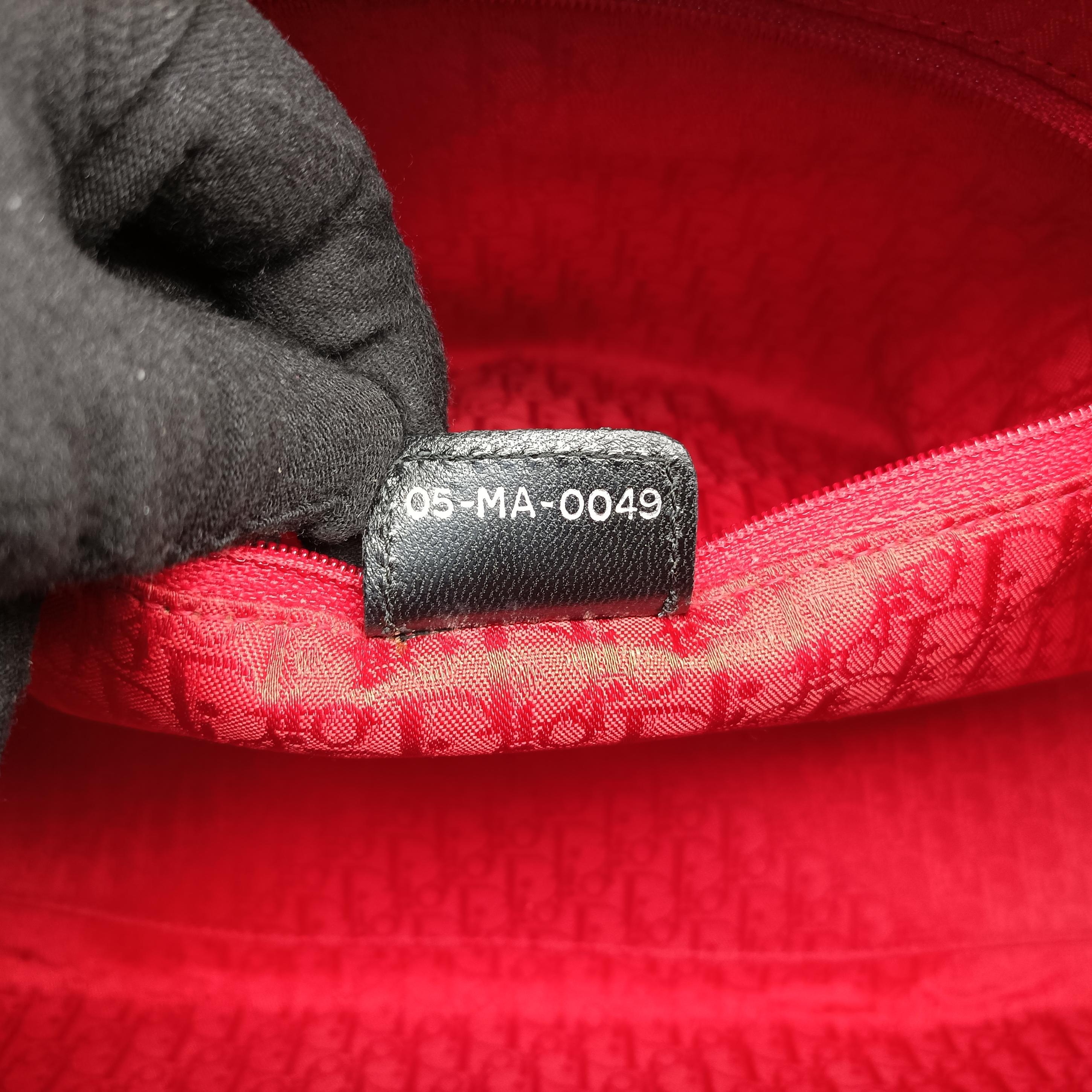 Lady Dior Black lambskin 05-MA-0049レディディオール ブラック ラムスキン 05-MA-0049