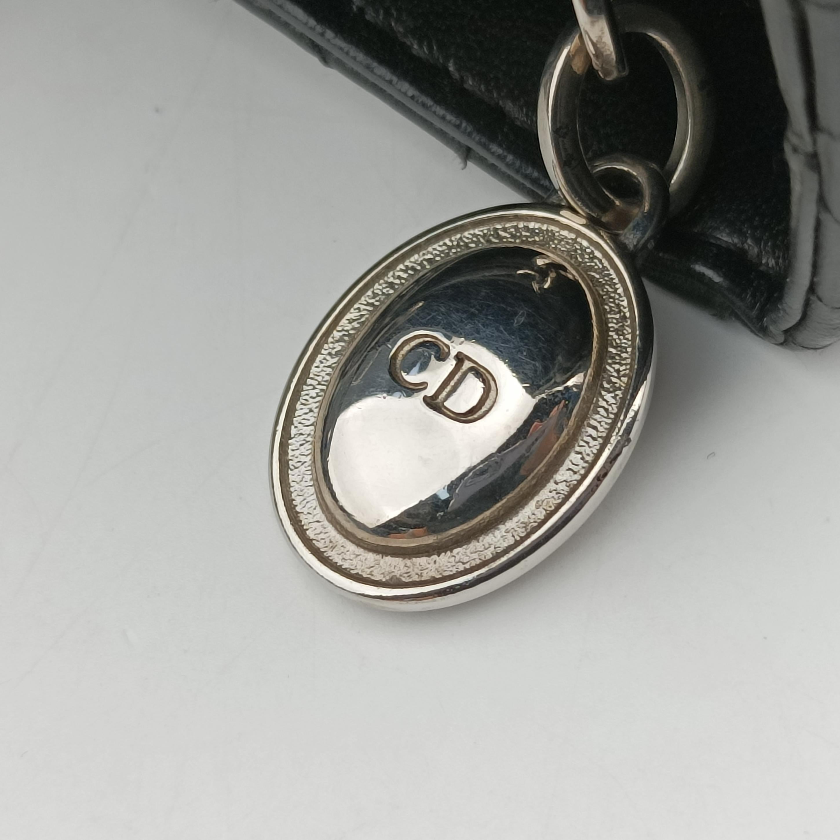 Lady Dior Black lambskin 05-MA-0049レディディオール ブラック ラムスキン 05-MA-0049