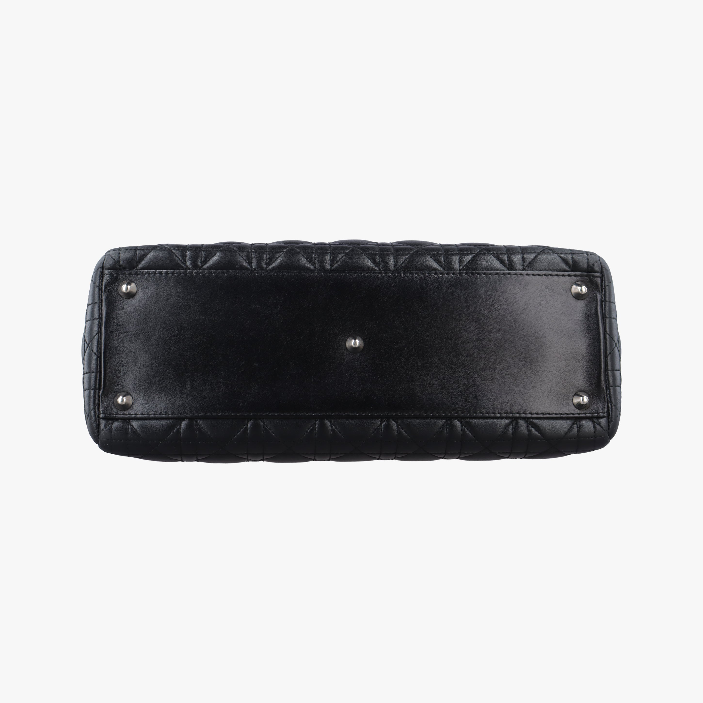 Lady Dior Black lambskin 05-MA-0049レディディオール ブラック ラムスキン 05-MA-0049