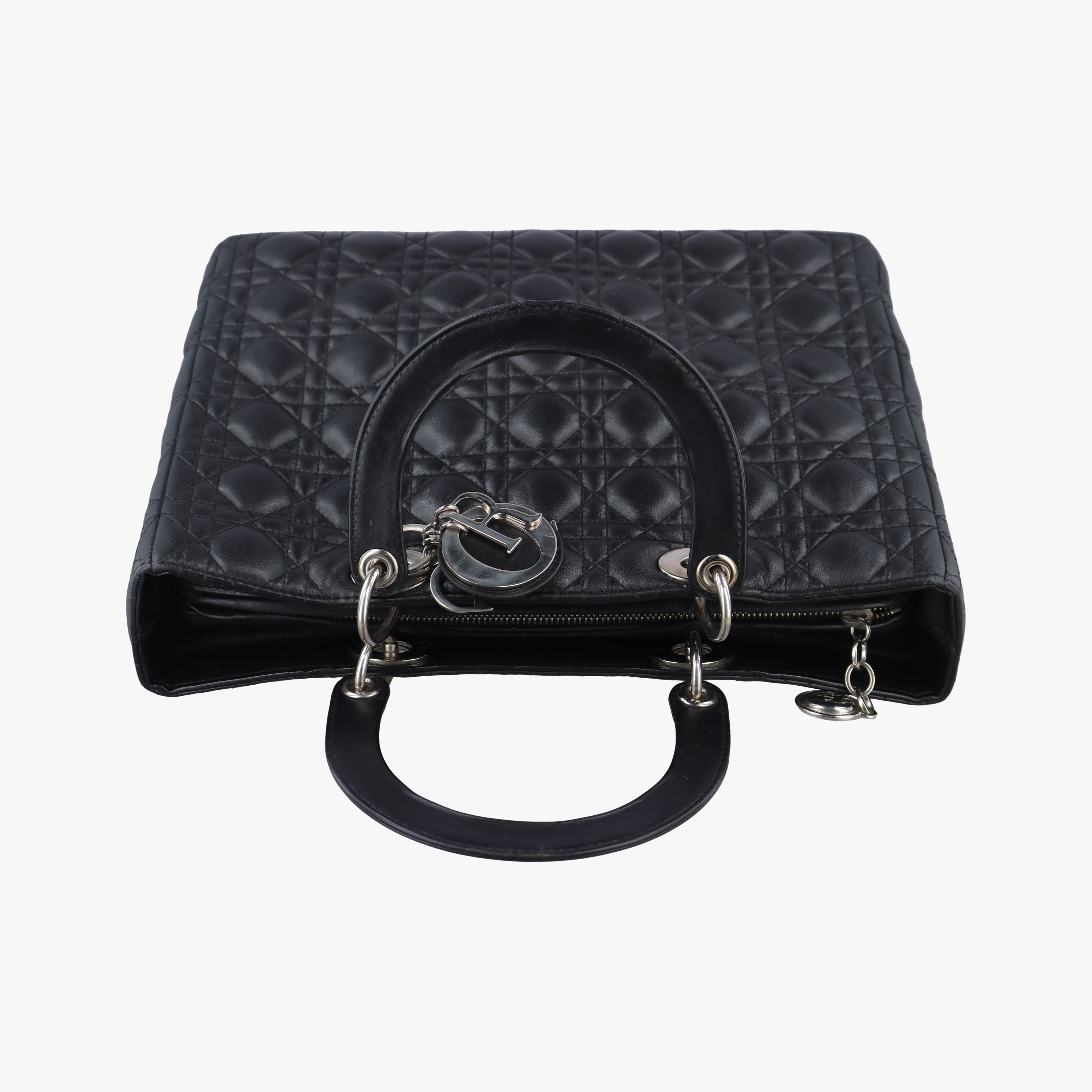 Lady Dior Black lambskin 05-MA-0049レディディオール ブラック ラムスキン 05-MA-0049