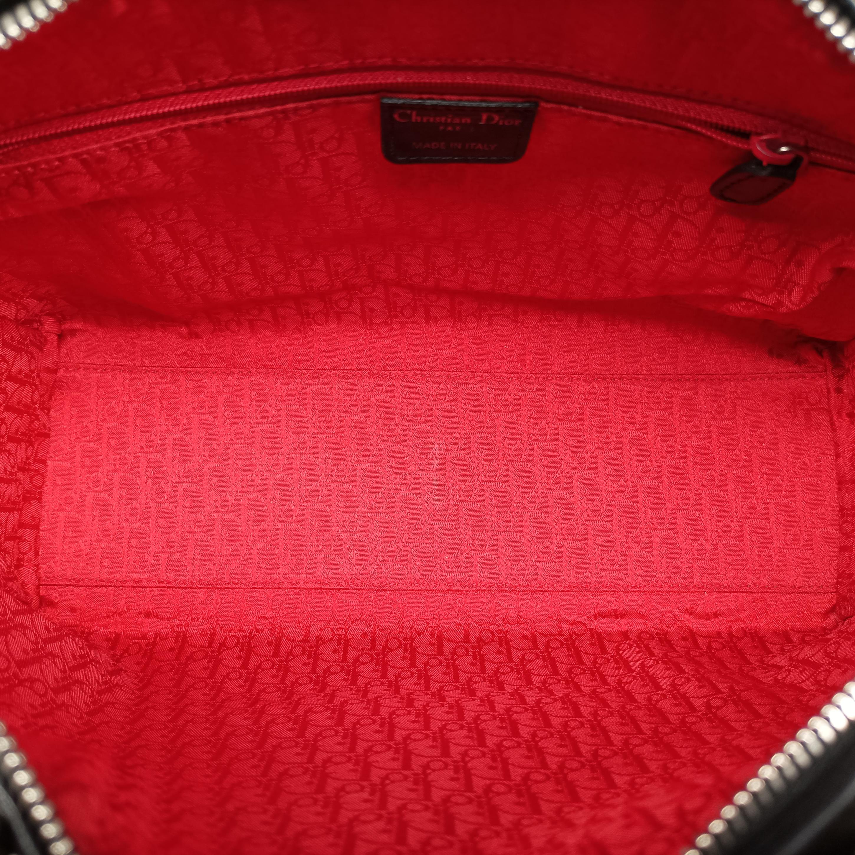 Lady Dior Black lambskin 05-MA-0049レディディオール ブラック ラムスキン 05-MA-0049