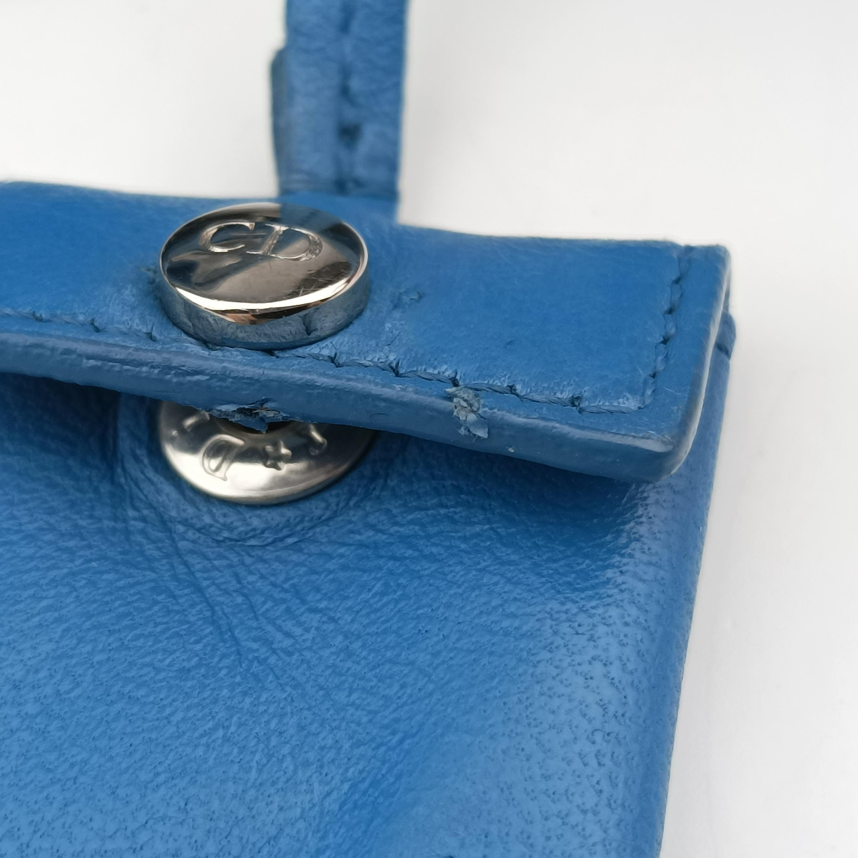 Miss Dior Canage Blue lambskin 12-MA-1121ミスディオール カナージュ ブルー ラムスキン 12-MA-1121