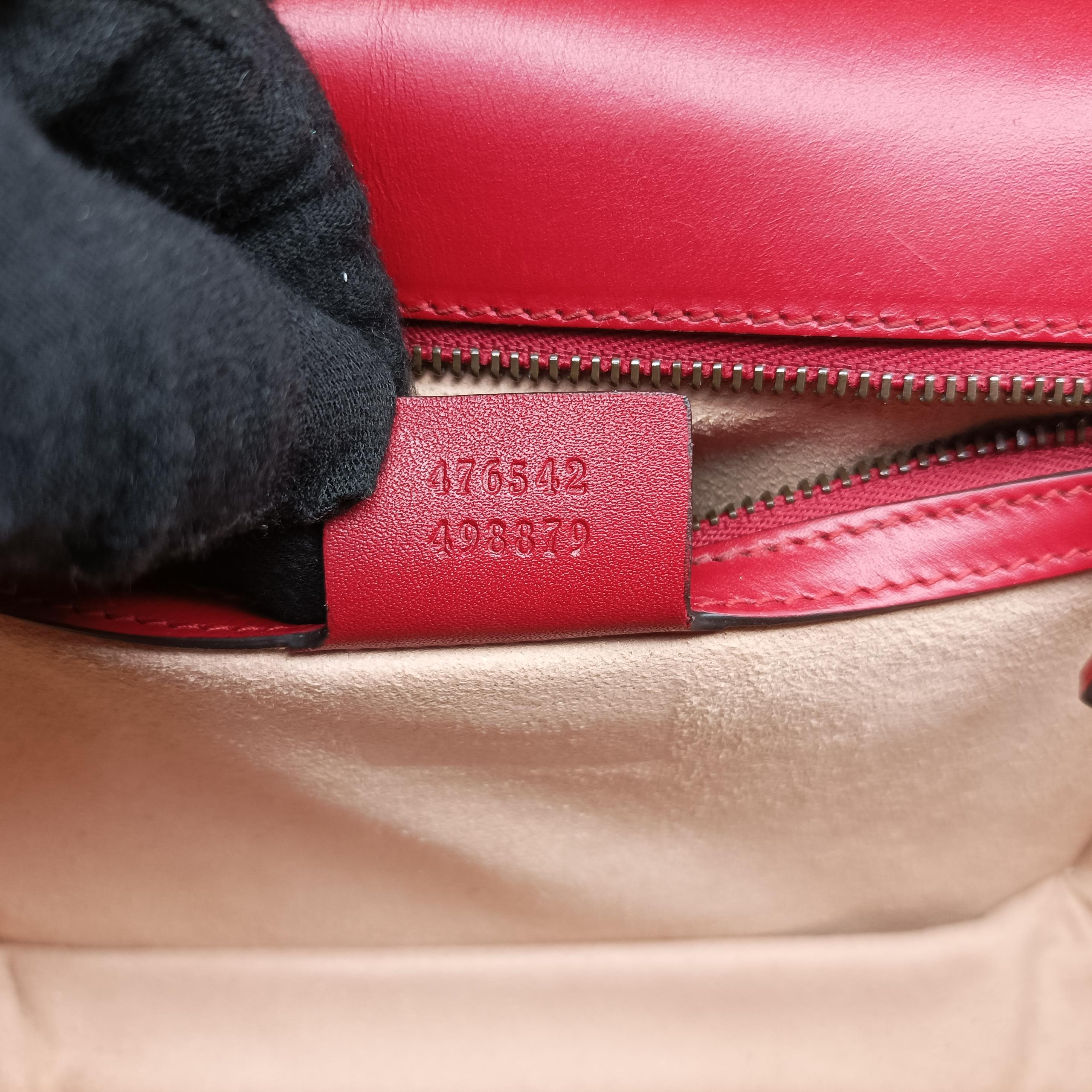 Queen Margaret Ivory×Red×Navy Leather 476542 E022393769クイーン マーガレット アイボリー×レッド×ネイビー レザー 476542 E022393769