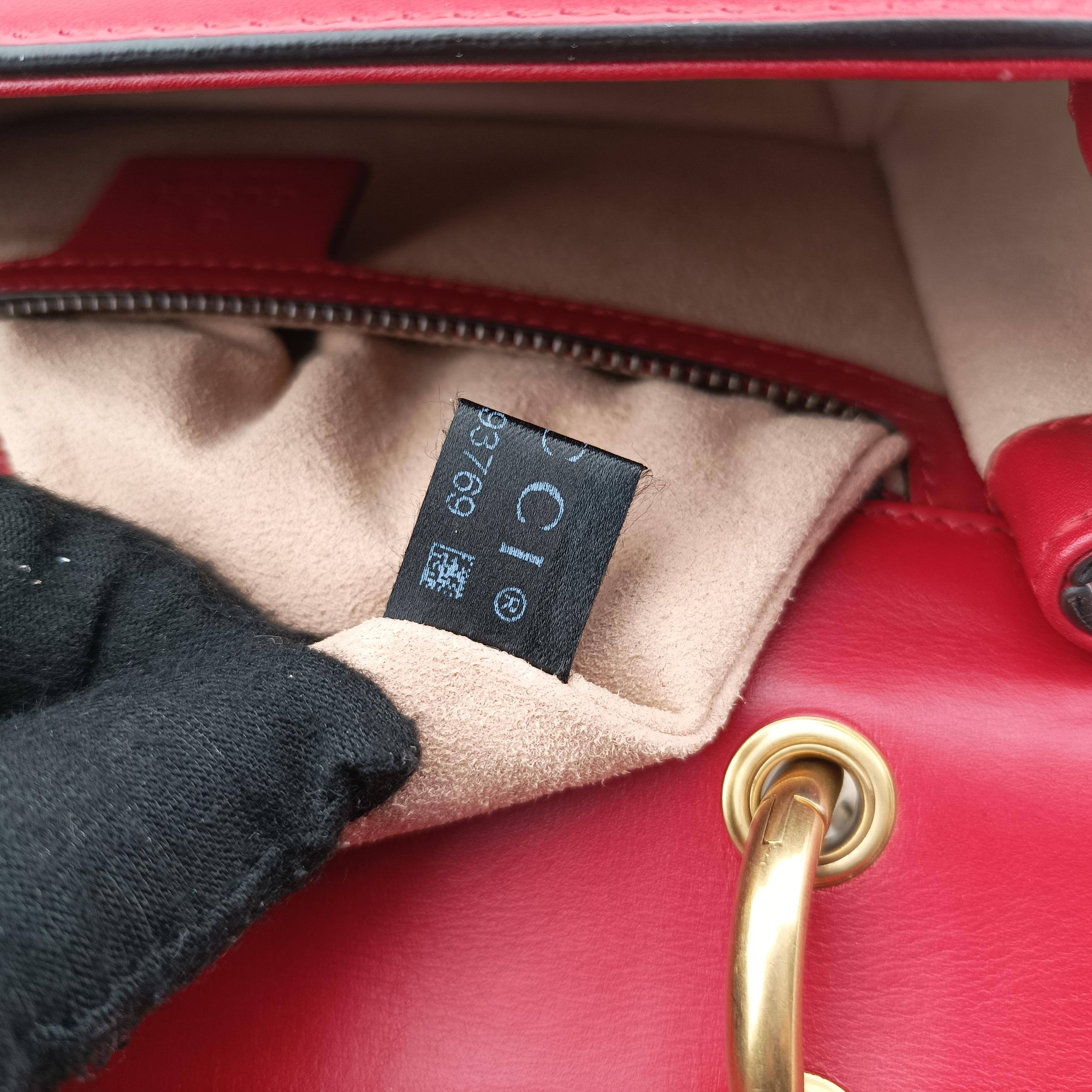 Queen Margaret Ivory×Red×Navy Leather 476542 E022393769クイーン マーガレット アイボリー×レッド×ネイビー レザー 476542 E022393769