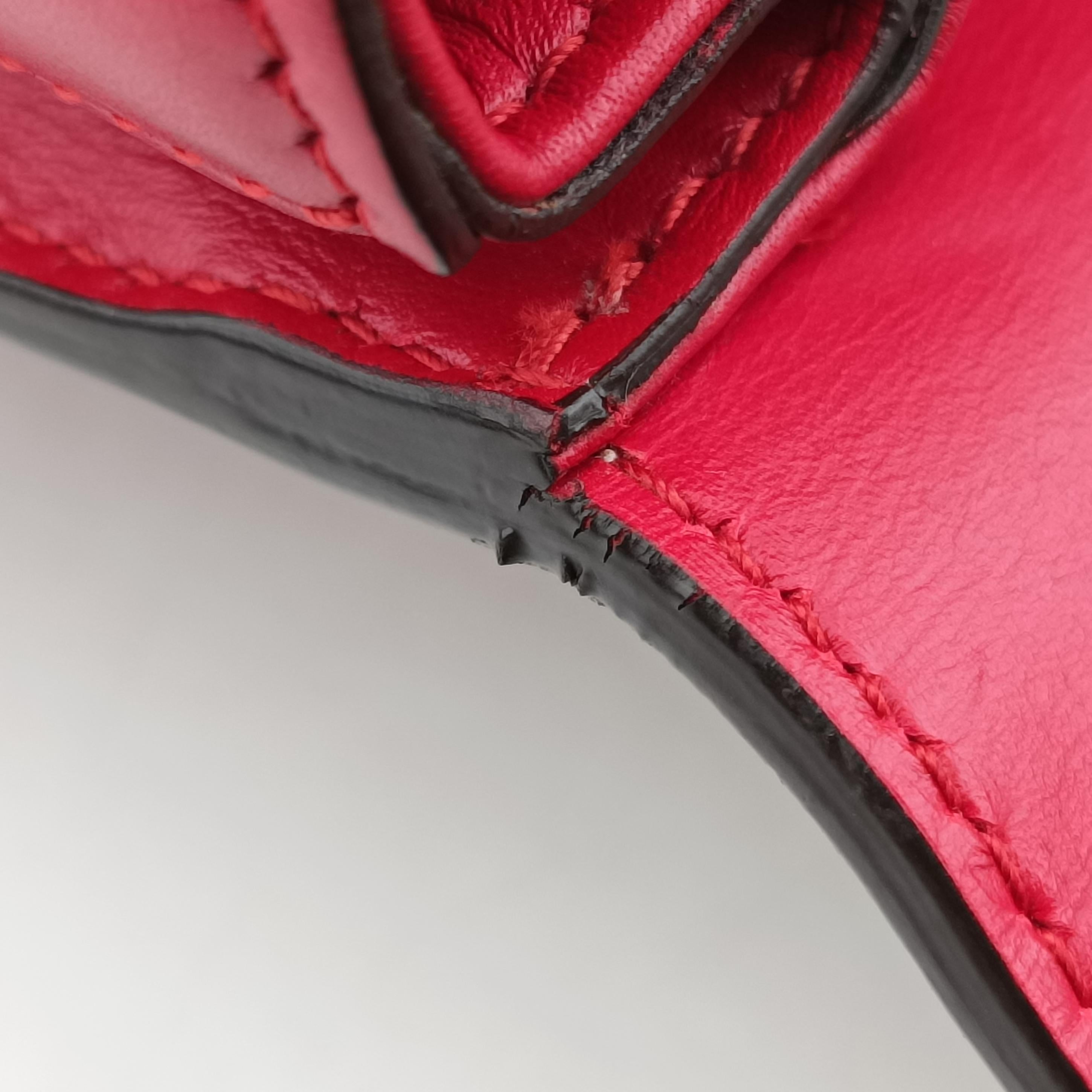 Queen Margaret Ivory×Red×Navy Leather 476542 E022393769クイーン マーガレット アイボリー×レッド×ネイビー レザー 476542 E022393769