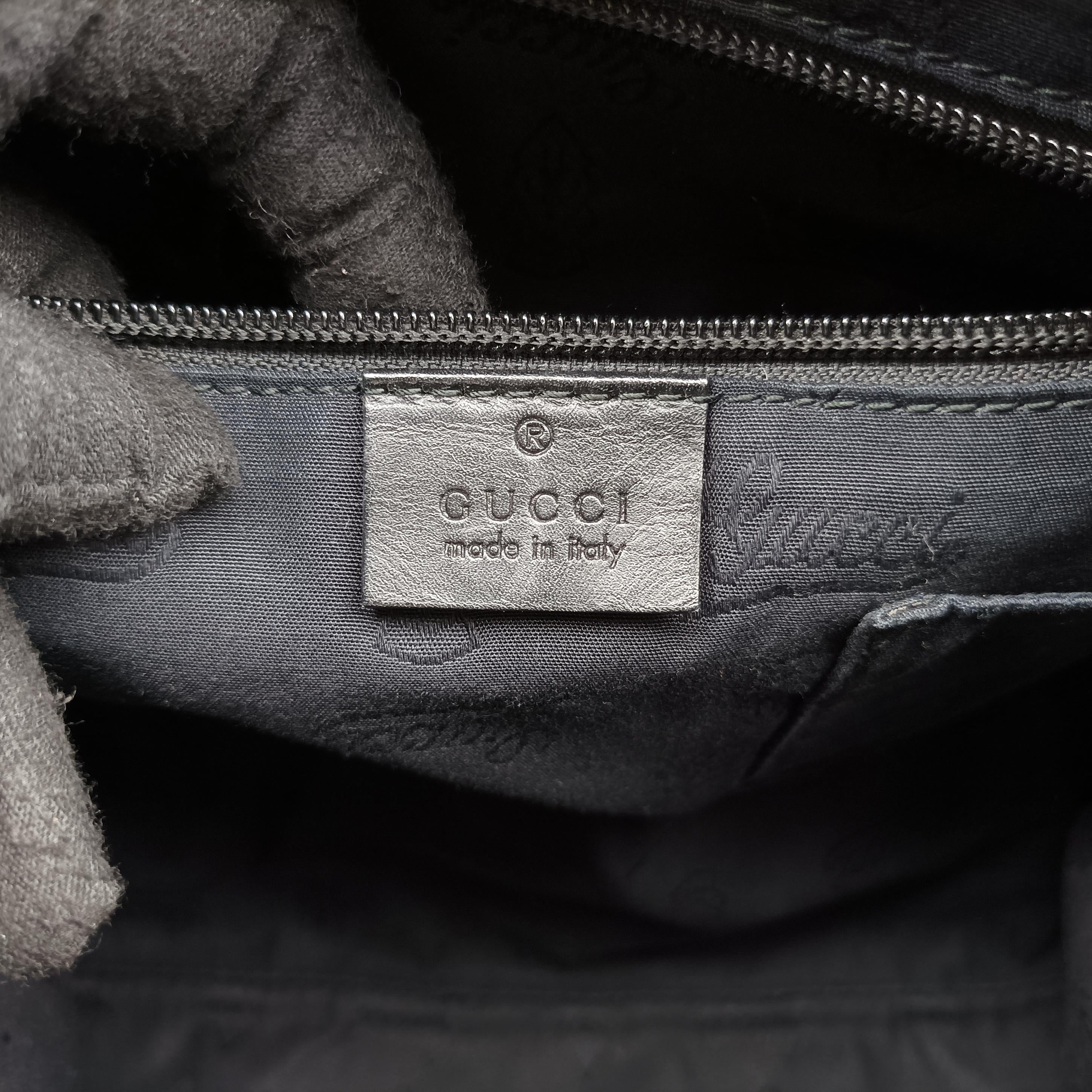 GG Imprime messenger Black PVC coated canvas 201446 F013301893インプリメ メッセンジャー ブラック PVCコーティングキャンバス 201446 F013301893