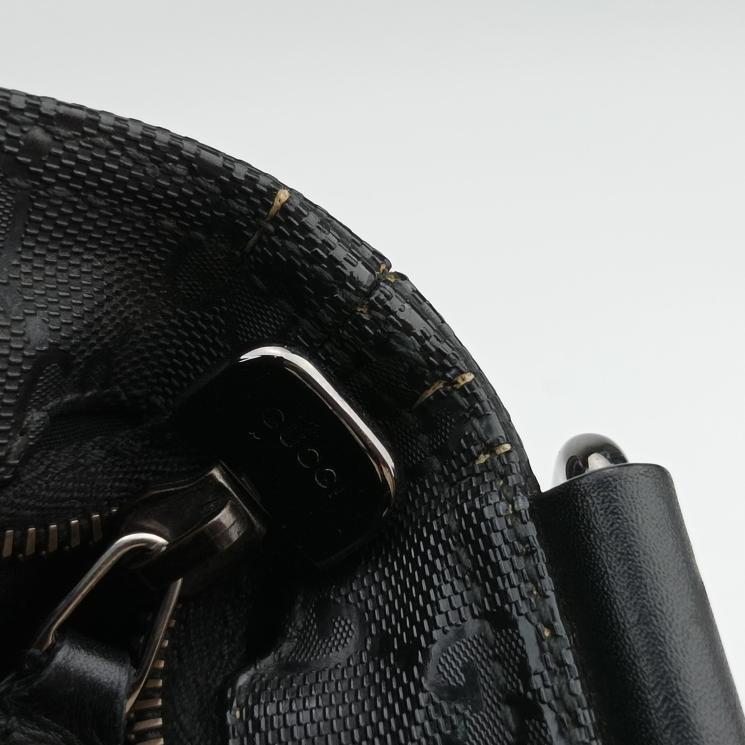 GG Imprime messenger Black PVC coated canvas 201446 F013301893インプリメ メッセンジャー ブラック PVCコーティングキャンバス 201446 F013301893