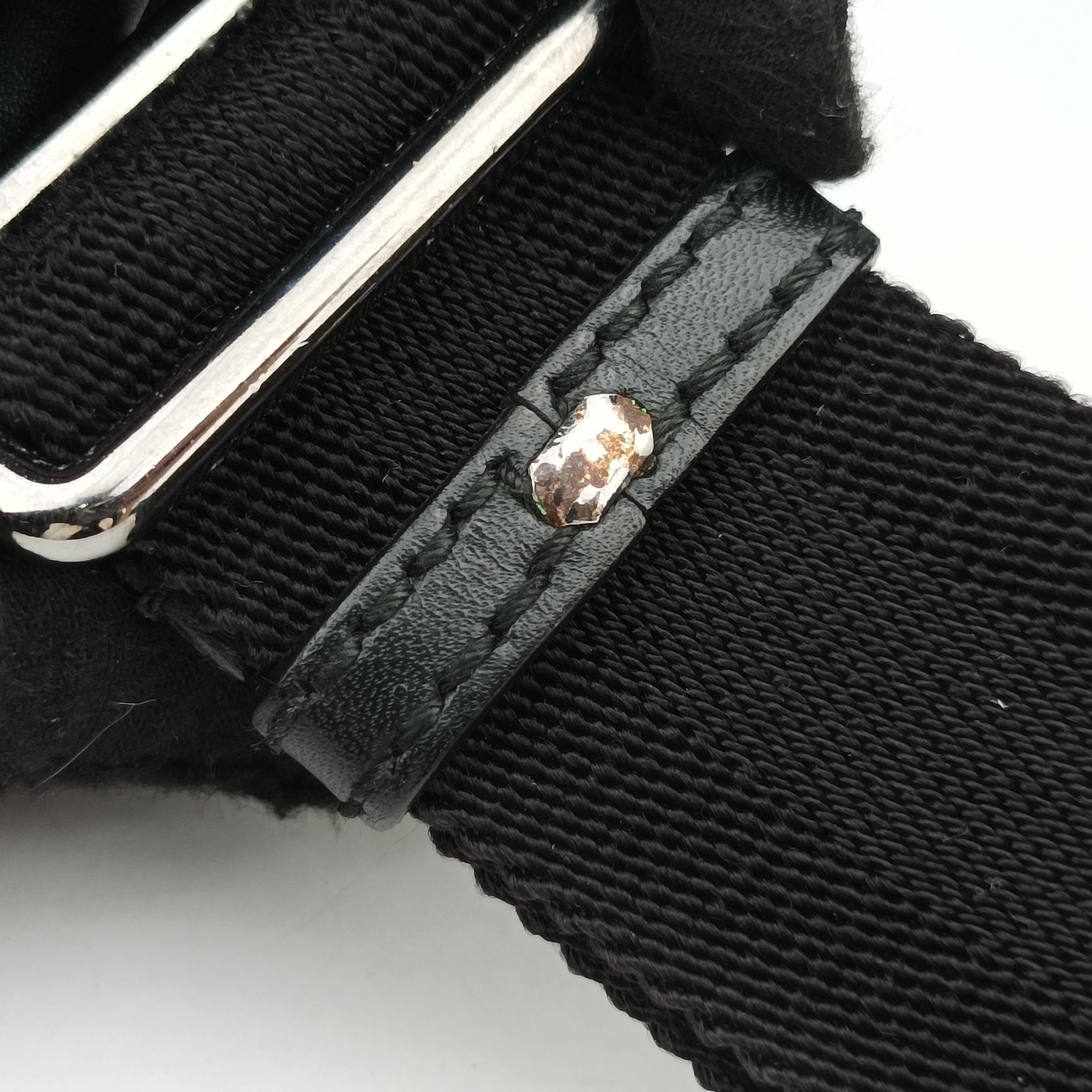 GG Imprime messenger Black PVC coated canvas 201446 F013301893インプリメ メッセンジャー ブラック PVCコーティングキャンバス 201446 F013301893