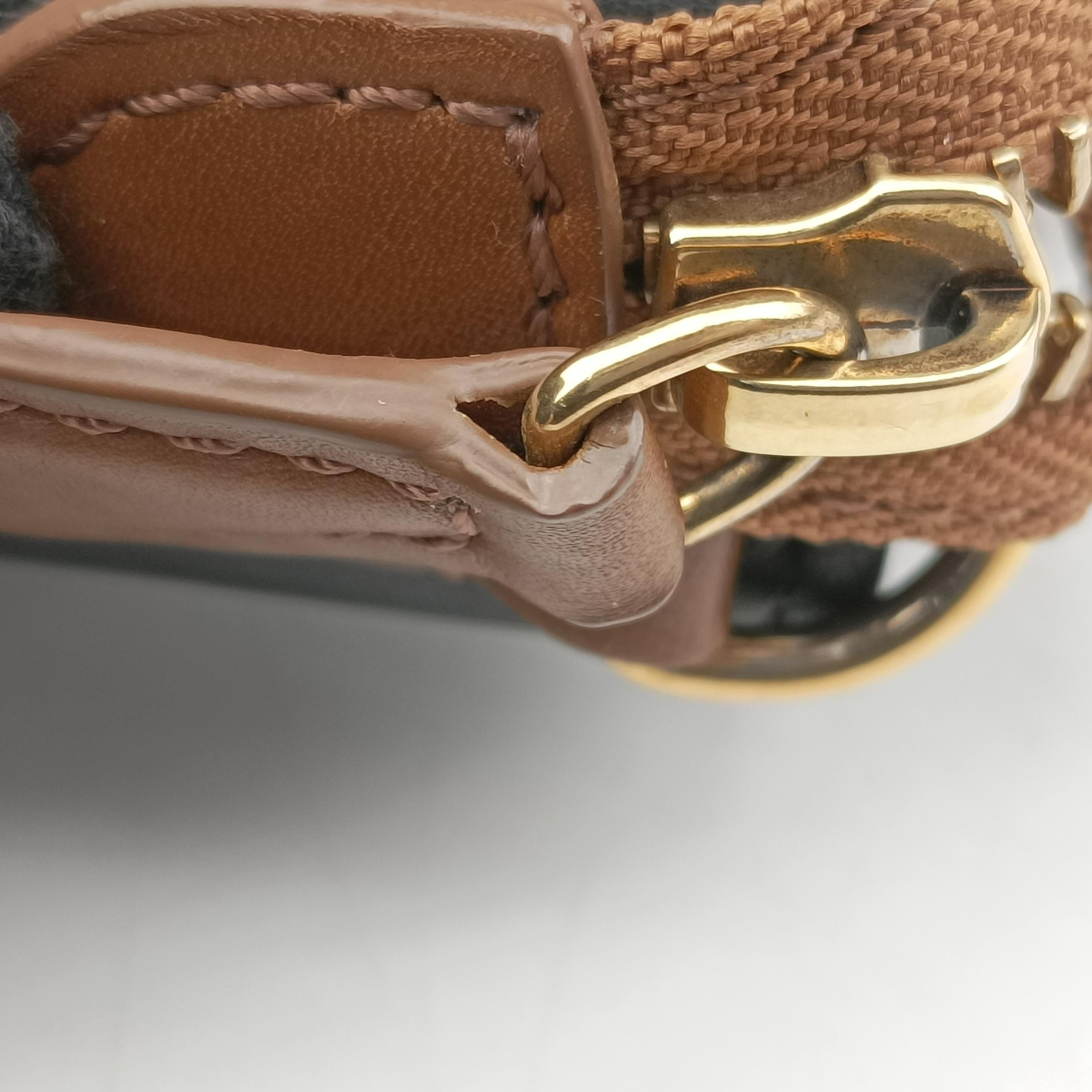 luggage nano shopper Brown×white×black Leather W-SA-0162 W-MM-0182ラゲージナノショッパー ブラウン×ホワイト×ブラック レザー W-SA-0162 W-MM-0182