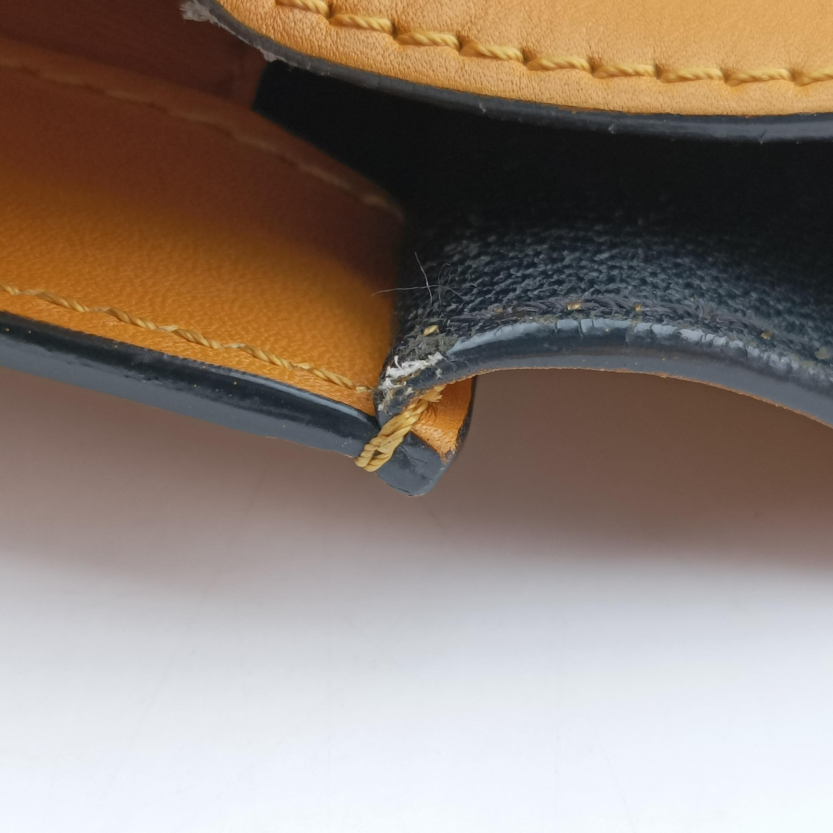 Luggage Mini Shopper Yellow×black Leather F-AT-0143 F-CU-0153ラゲージミニショッパー イエロー×ブラック レザー F-AT-0143 F-CU-0153