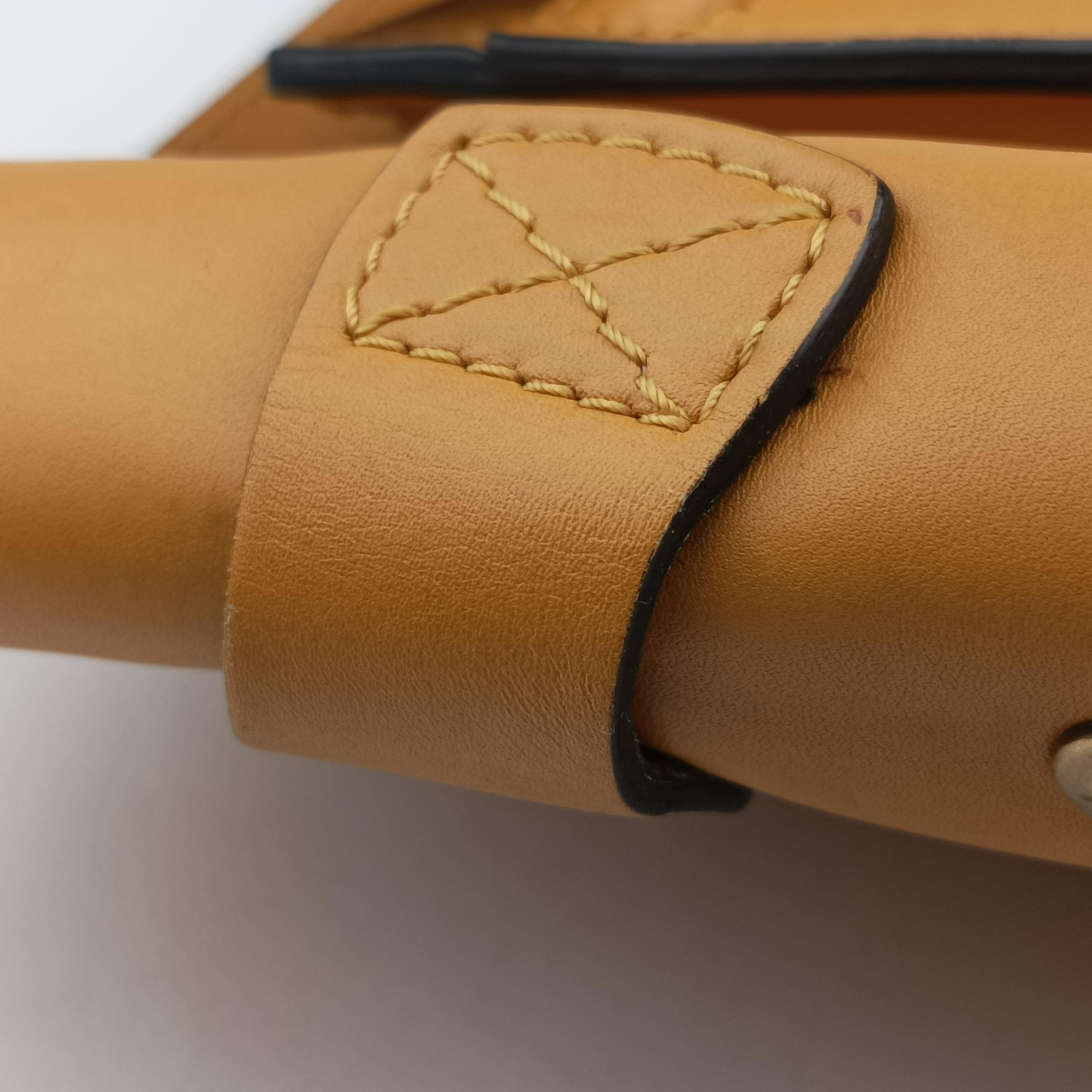 Luggage Mini Shopper Yellow×black Leather F-AT-0143 F-CU-0153ラゲージミニショッパー イエロー×ブラック レザー F-AT-0143 F-CU-0153