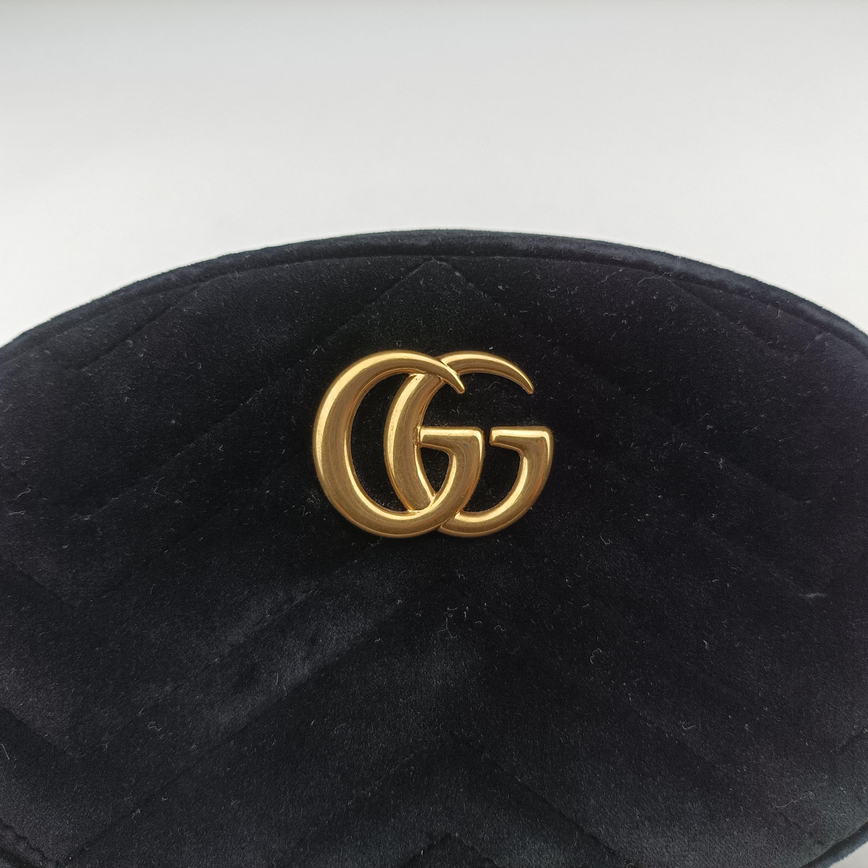 GG Marmont Black velour 476434 I026280610GGマーモント ブラック ベロア 476434 I026280610