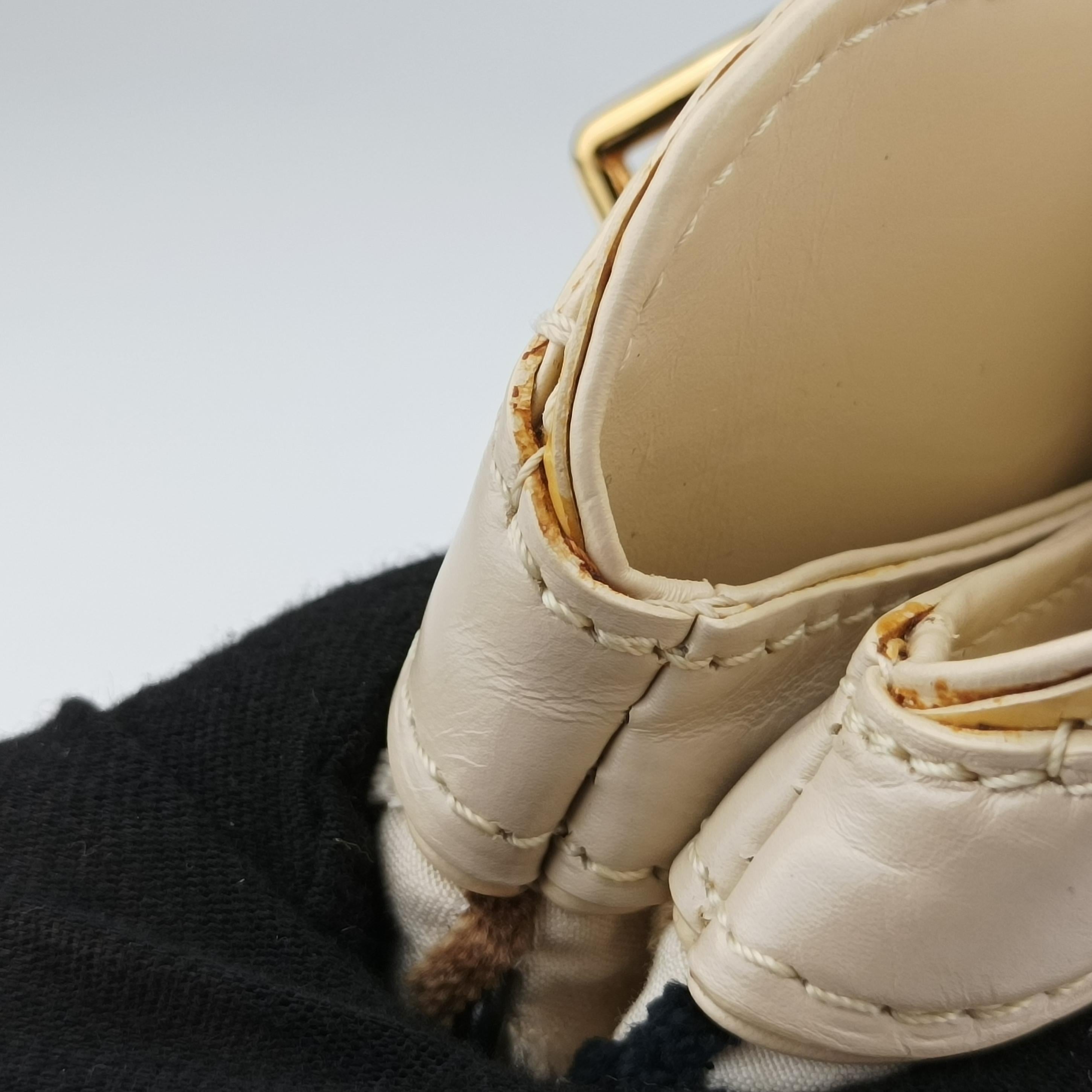 Mini Linda Ivory x Multicolor Cotton x Velvet x Leather M95207 TH0046ミニリンダ アイボリー×マルチカラー コットン×ベロア×レザー M95207 TH0046