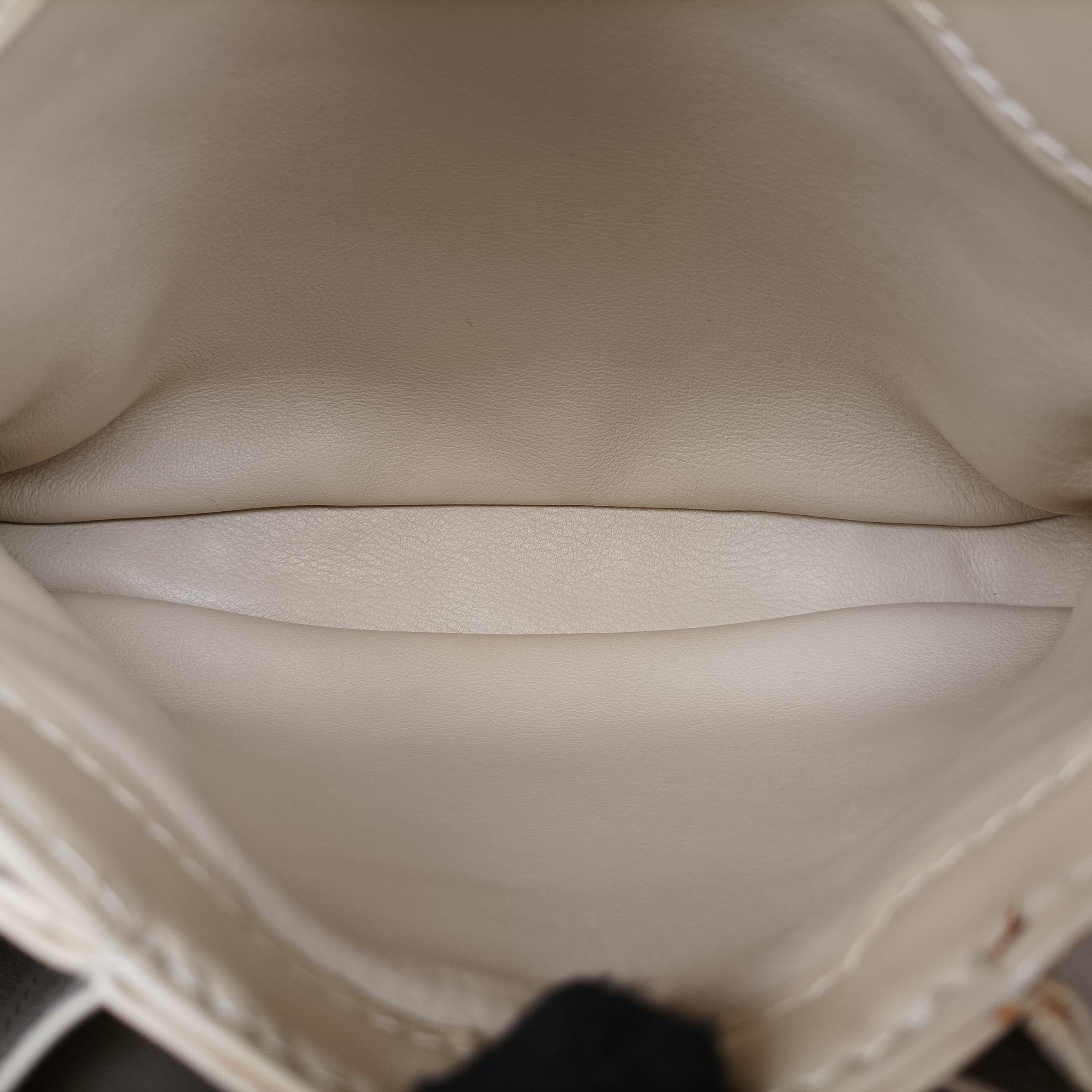 Mini Linda Ivory x Multicolor Cotton x Velvet x Leather M95207 TH0046ミニリンダ アイボリー×マルチカラー コットン×ベロア×レザー M95207 TH0046