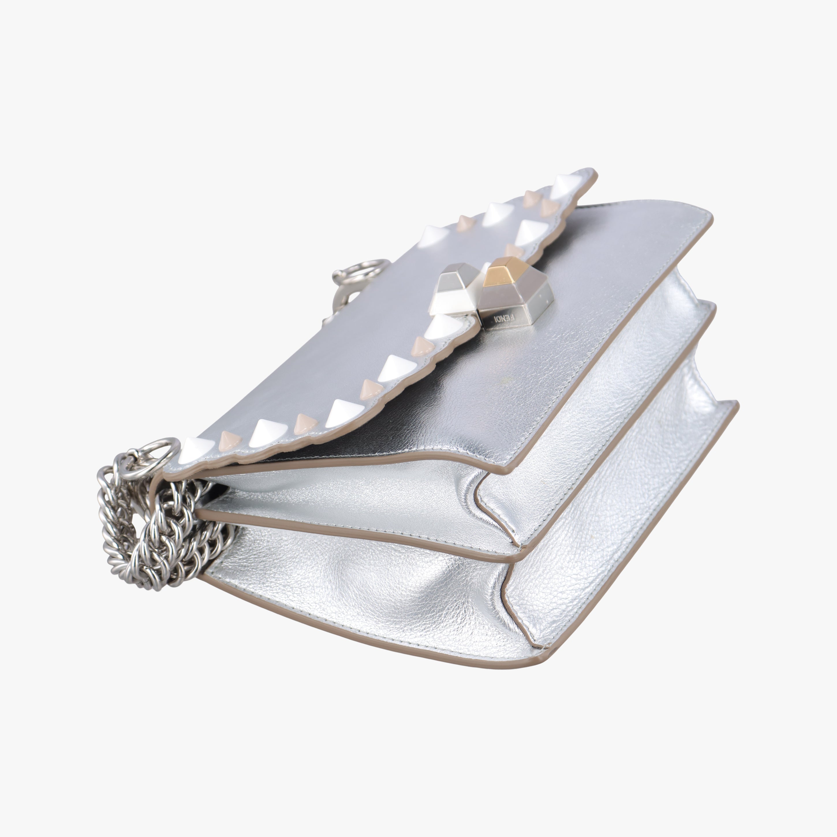 studded Kan I Silver Leather 8M0381 8M0381.OZ8 188.0189スタッズ キャナイ シルバー レザー 8M0381 8M0381.OZ8 188.0189