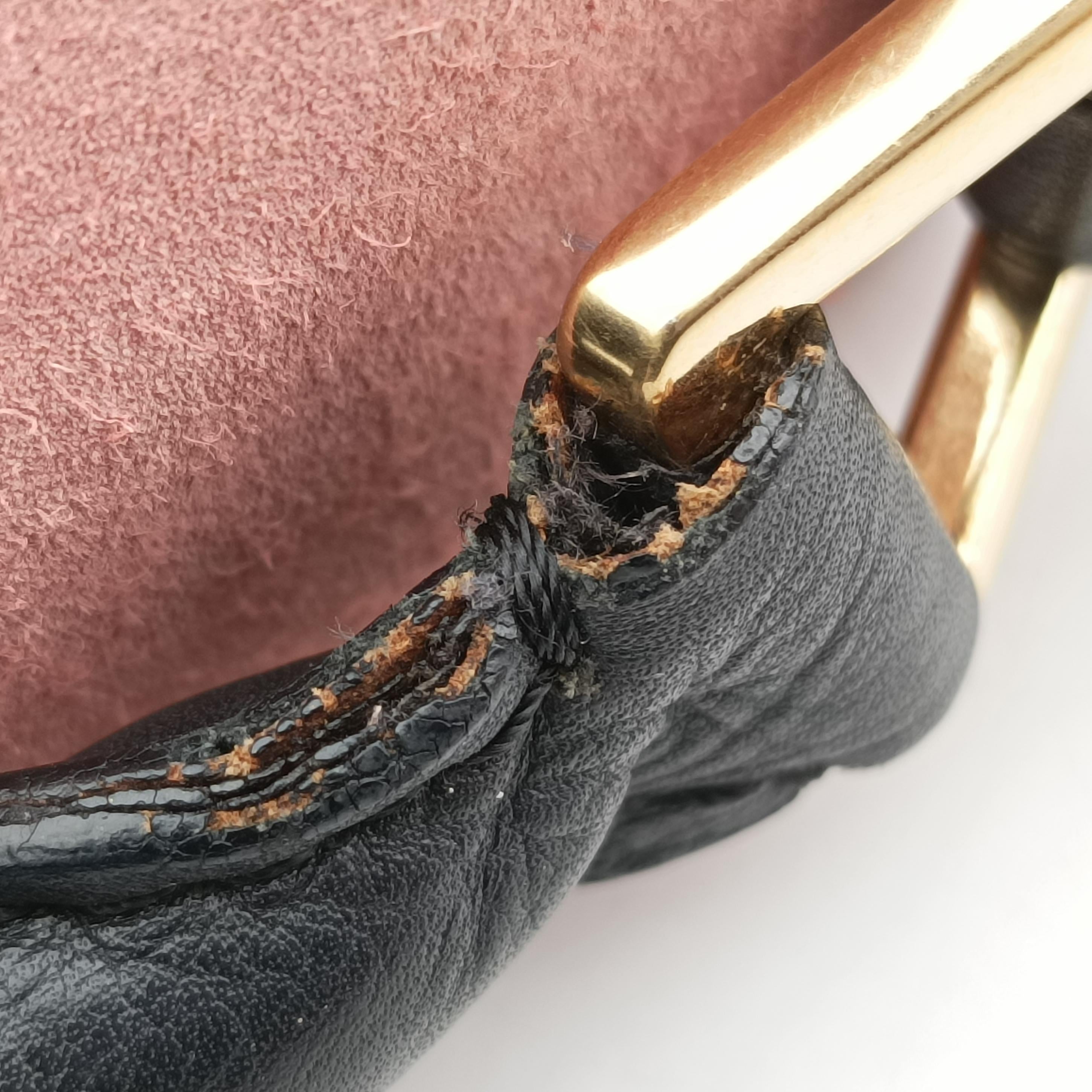 Puzzle medium Pink Leather×Suede 05 15 08パズル ミディアム ピンク レザー×スエード 05 15 08