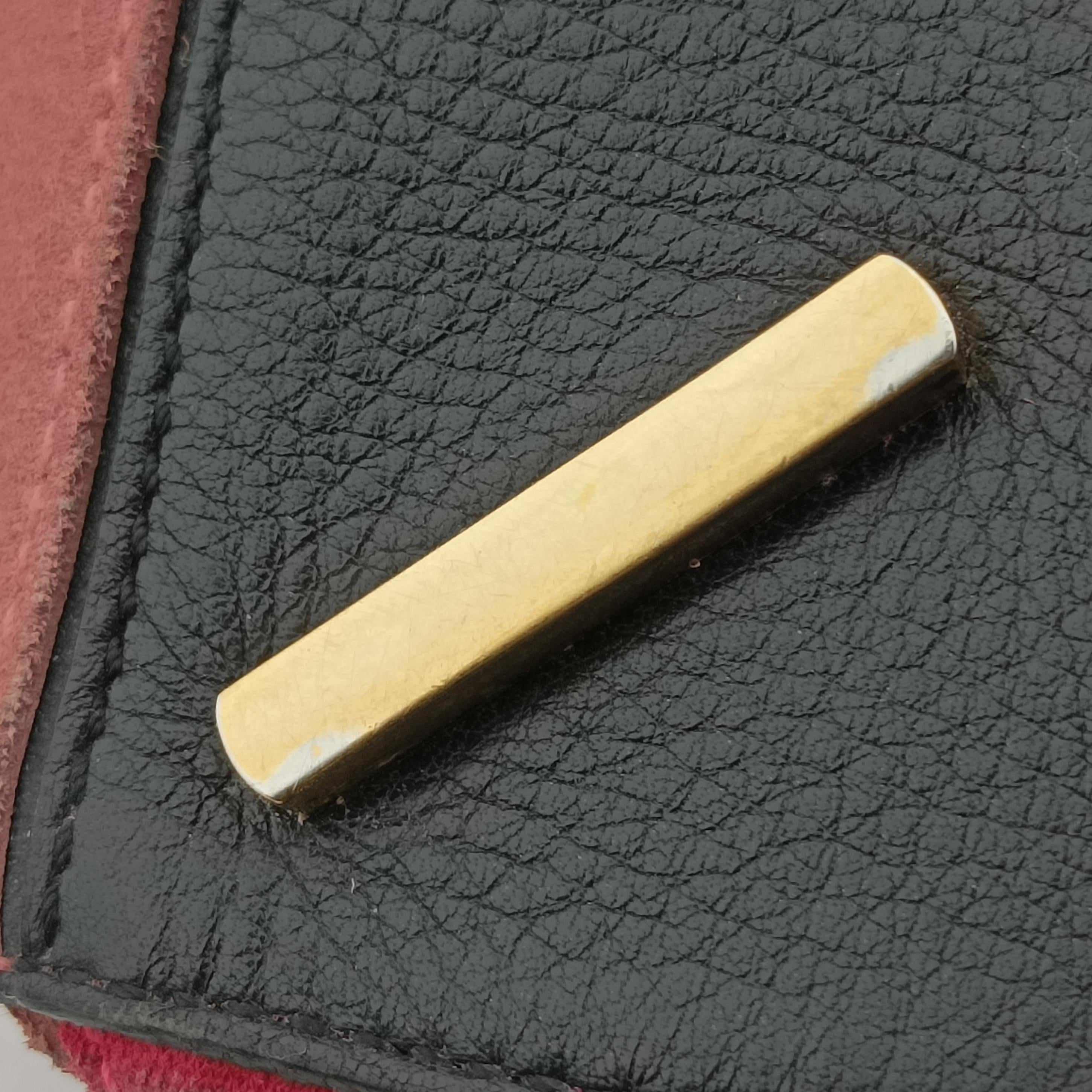 Puzzle medium Pink Leather×Suede 05 15 08パズル ミディアム ピンク レザー×スエード 05 15 08