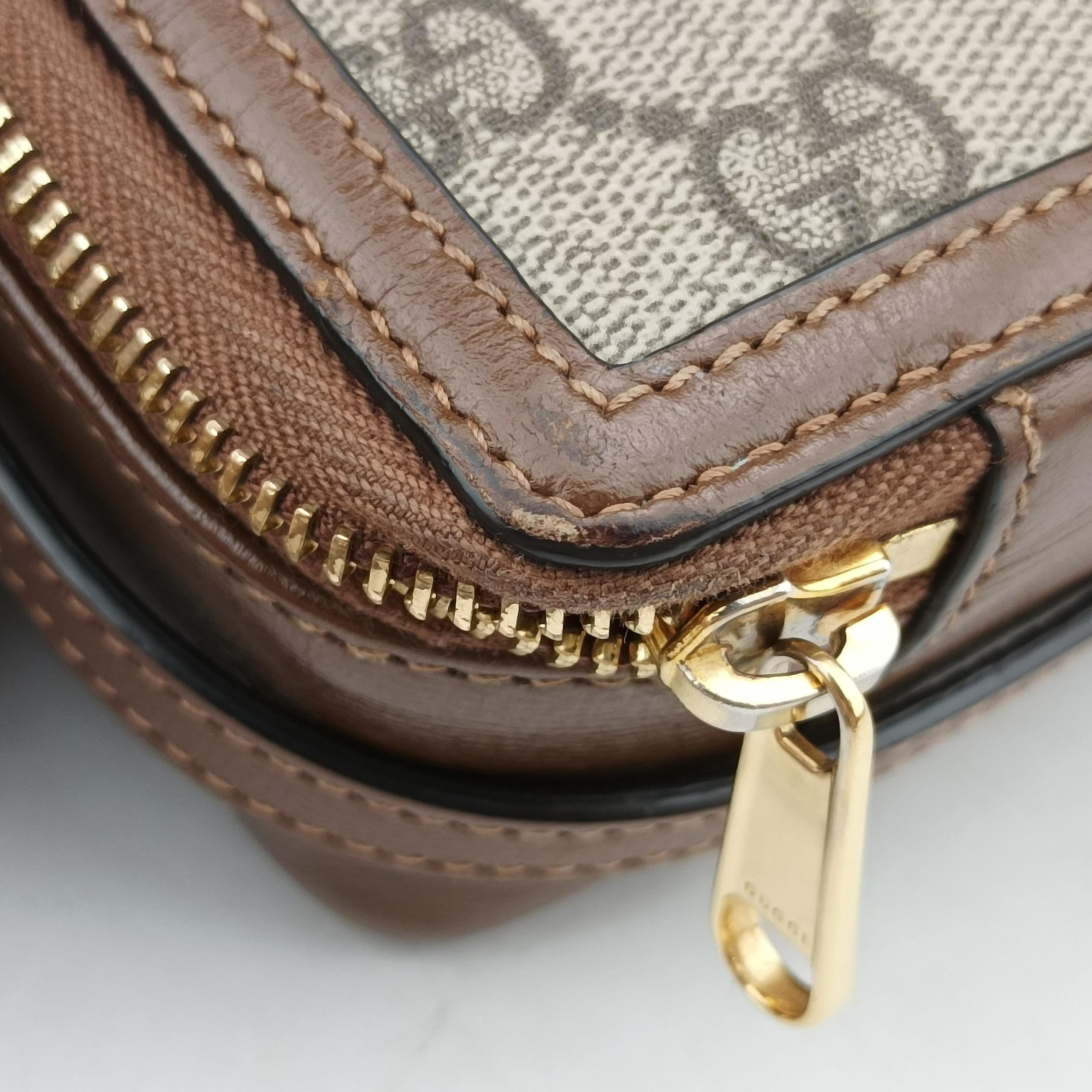 Interlocking G Brown PVC coated canvas 671674 インターロッキングG ブラウン PVCコーティングキャンバス 671674