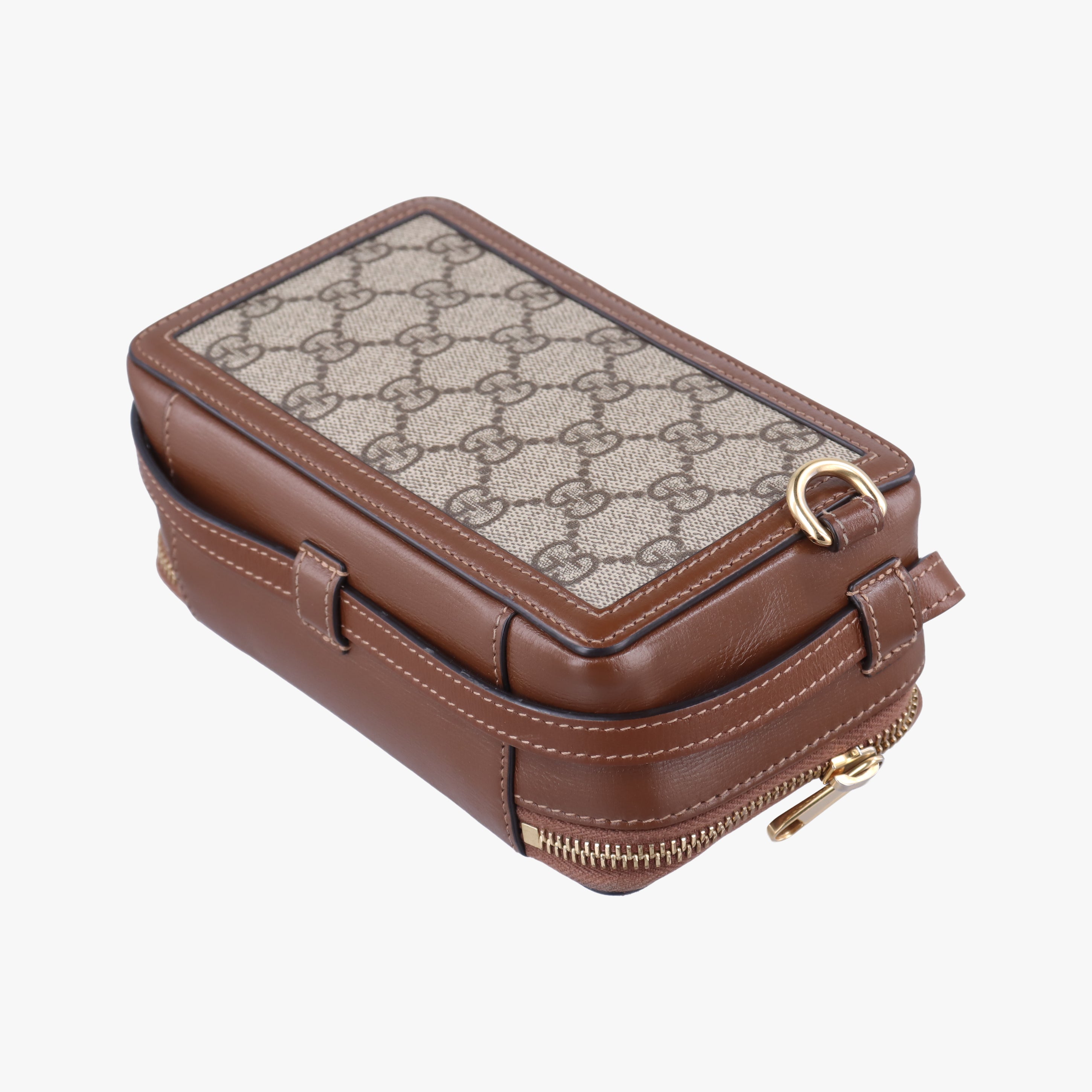 Interlocking G Brown PVC coated canvas 671674 インターロッキングG ブラウン PVCコーティングキャンバス 671674