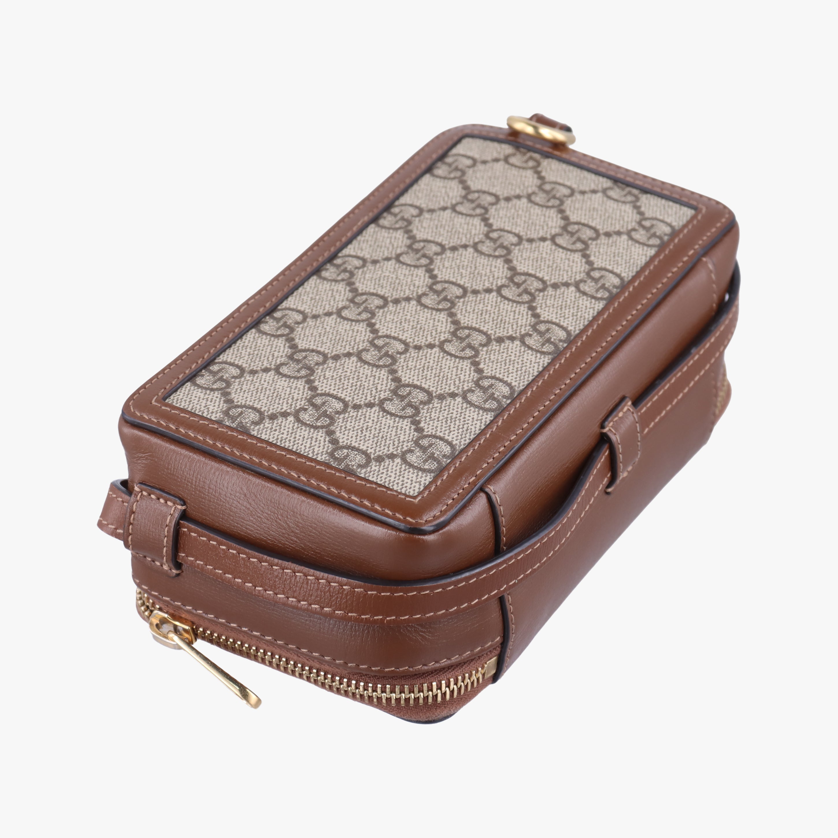 Interlocking G Brown PVC coated canvas 671674 インターロッキングG ブラウン PVCコーティングキャンバス 671674